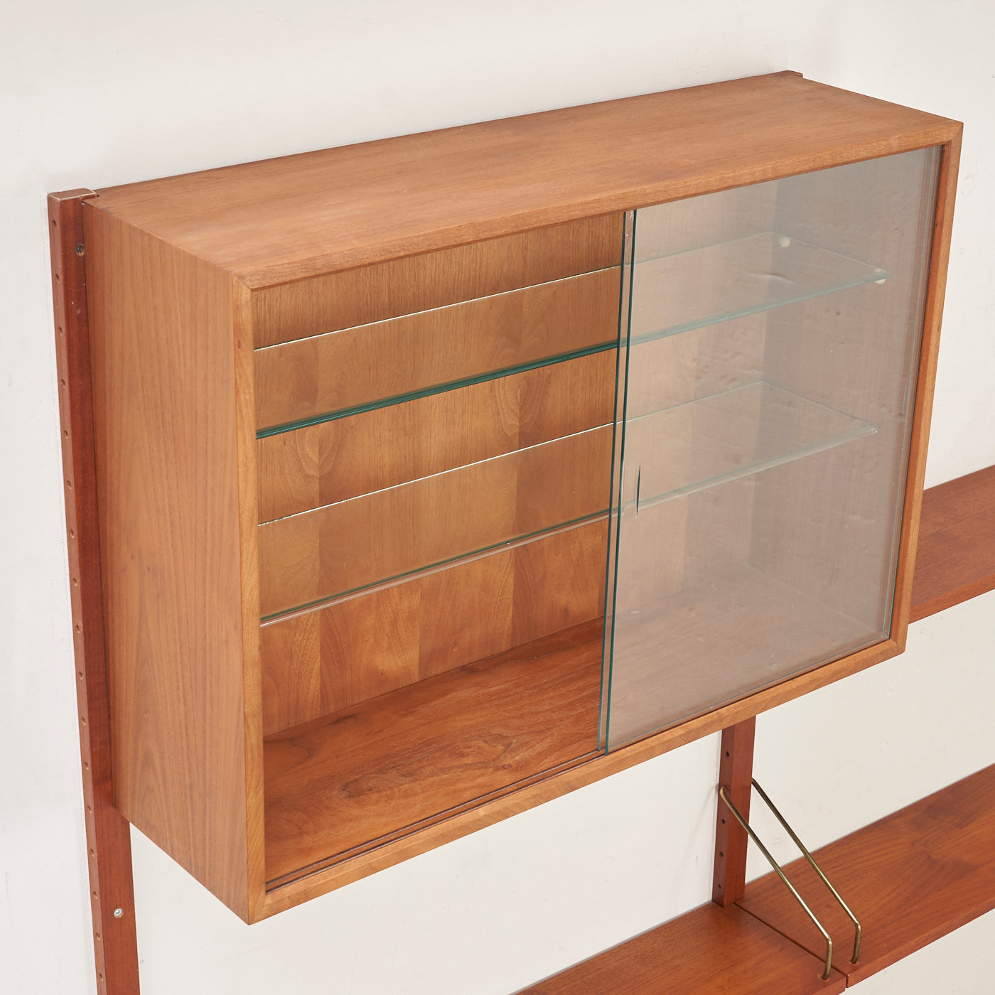 Modular Teak Wall Unit by Poul Cadovius