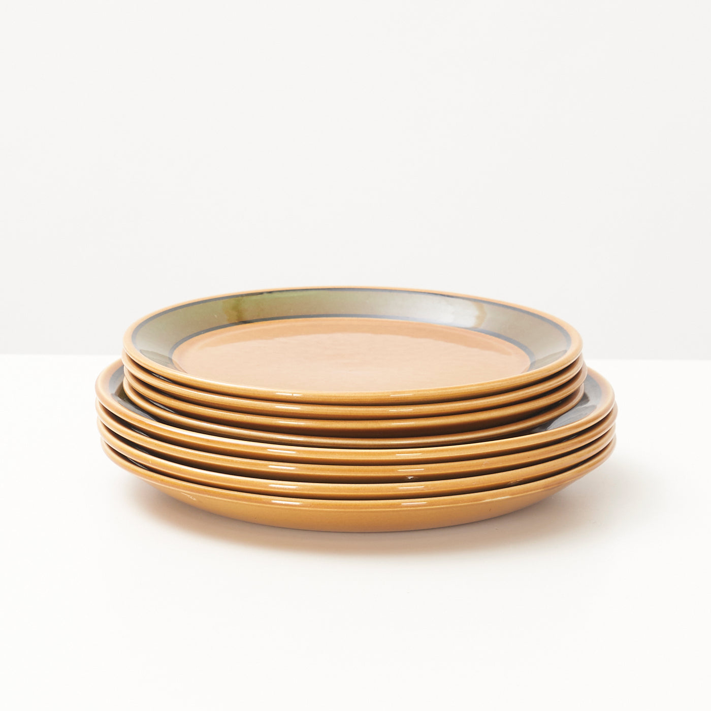 Set of 8 Ceramic Plates by Stavangerflint, Norway