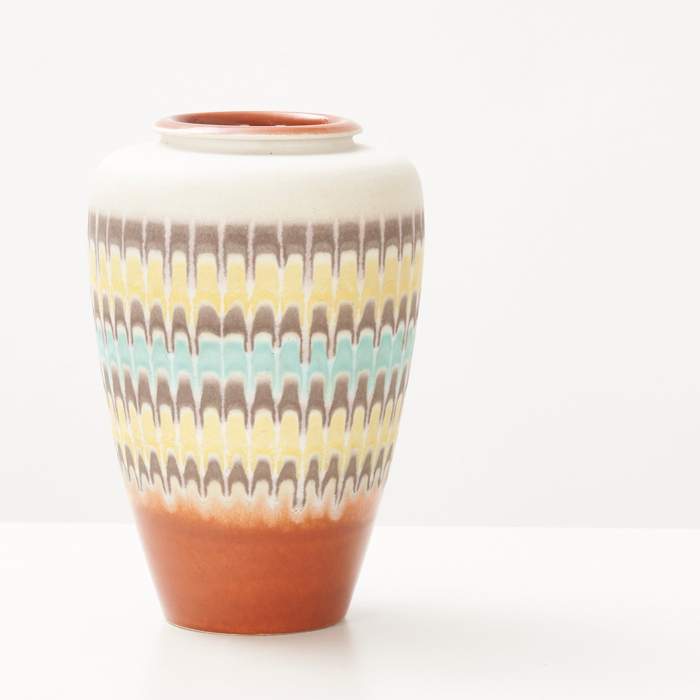 Multicoloured West German Ceramic Vase