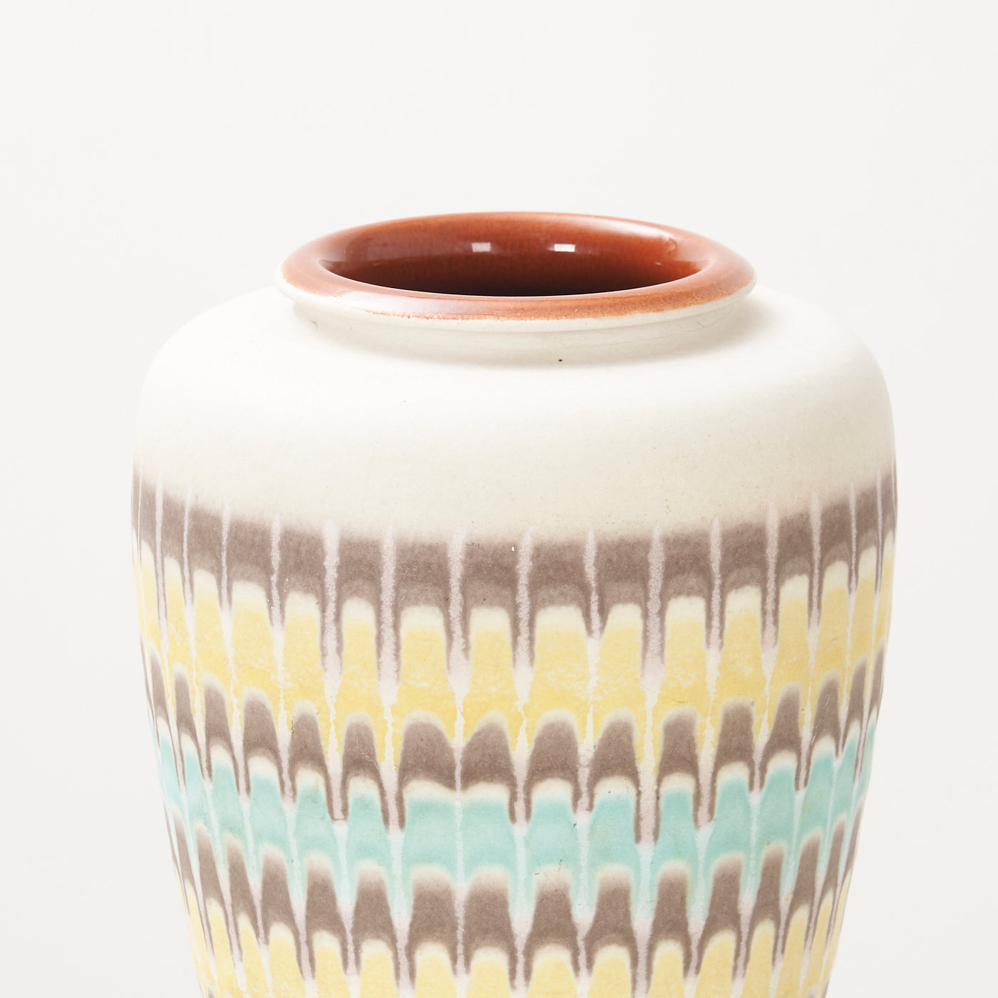 Multicoloured West German Ceramic Vase