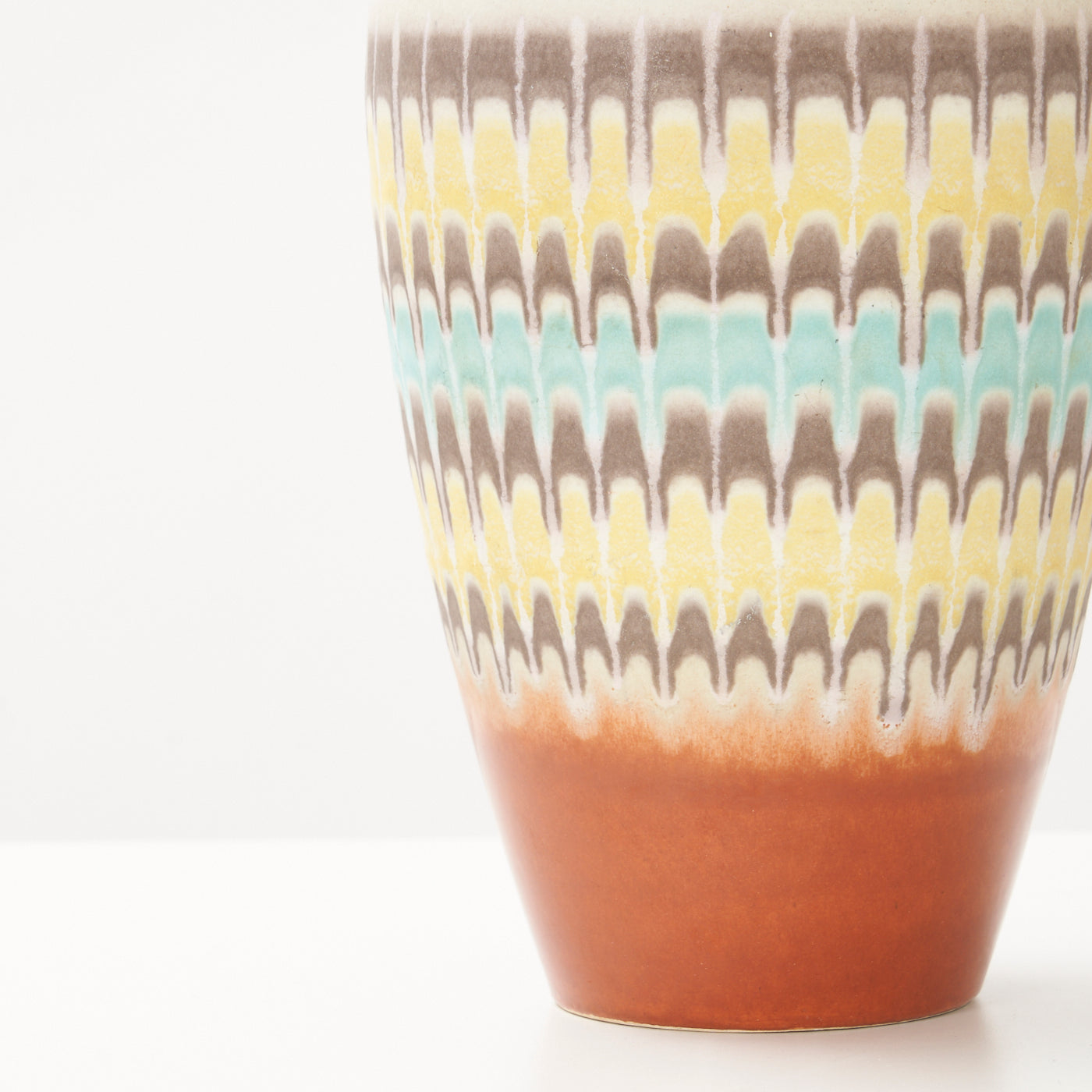 Multicoloured West German Ceramic Vase