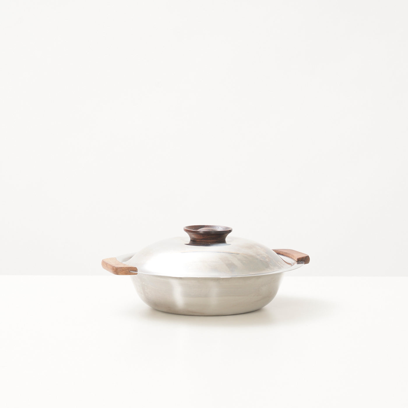 Stainless Steel & Rosewood Serving Dish by Stelton, Denmark