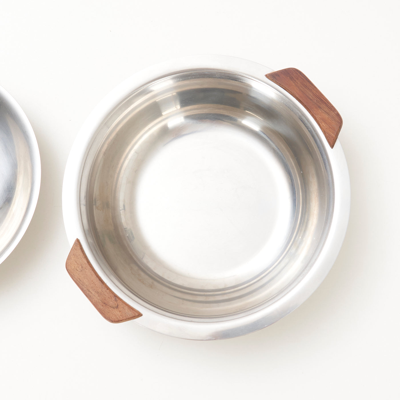 Stainless Steel & Rosewood Serving Dish by Stelton, Denmark