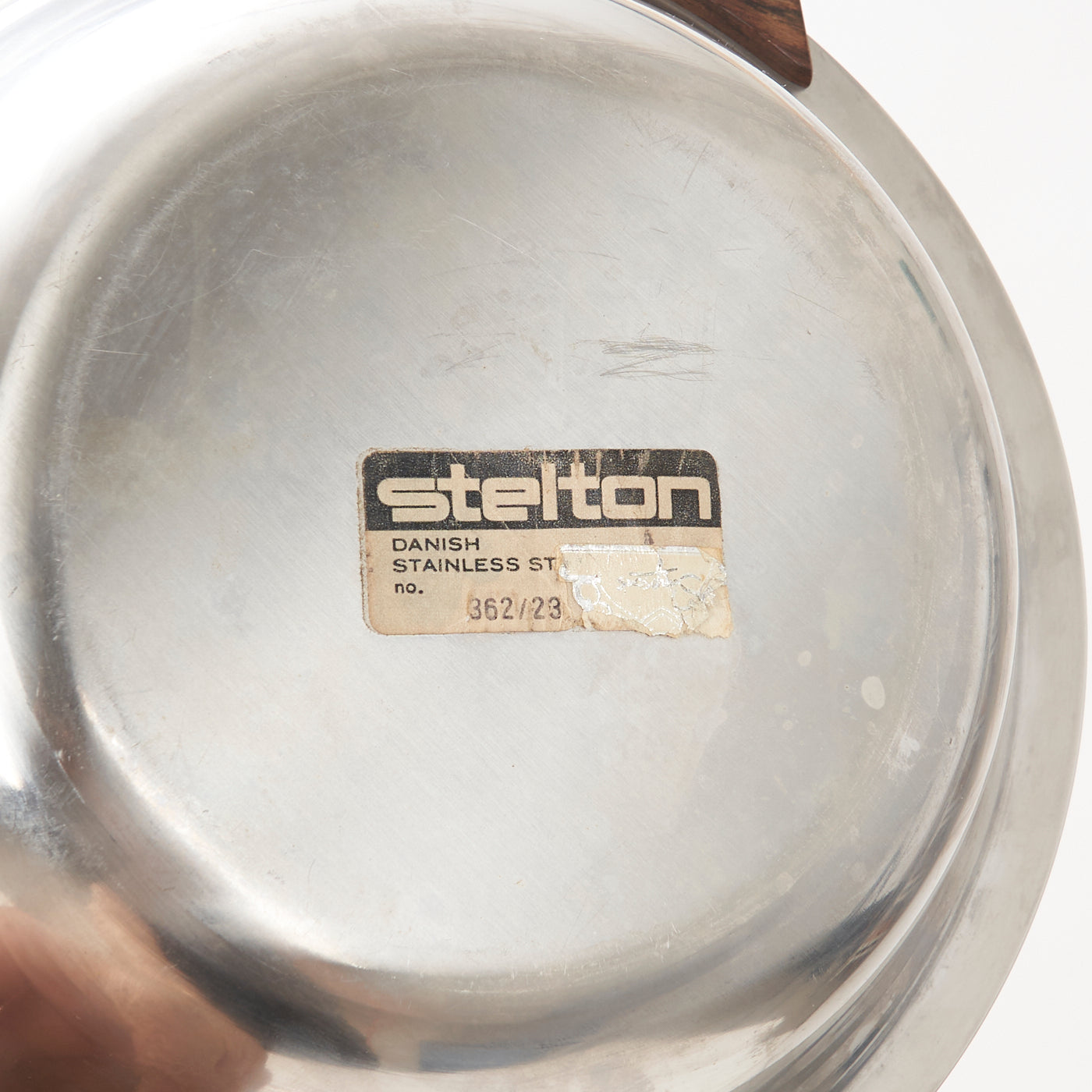 Stainless Steel & Rosewood Serving Dish by Stelton, Denmark