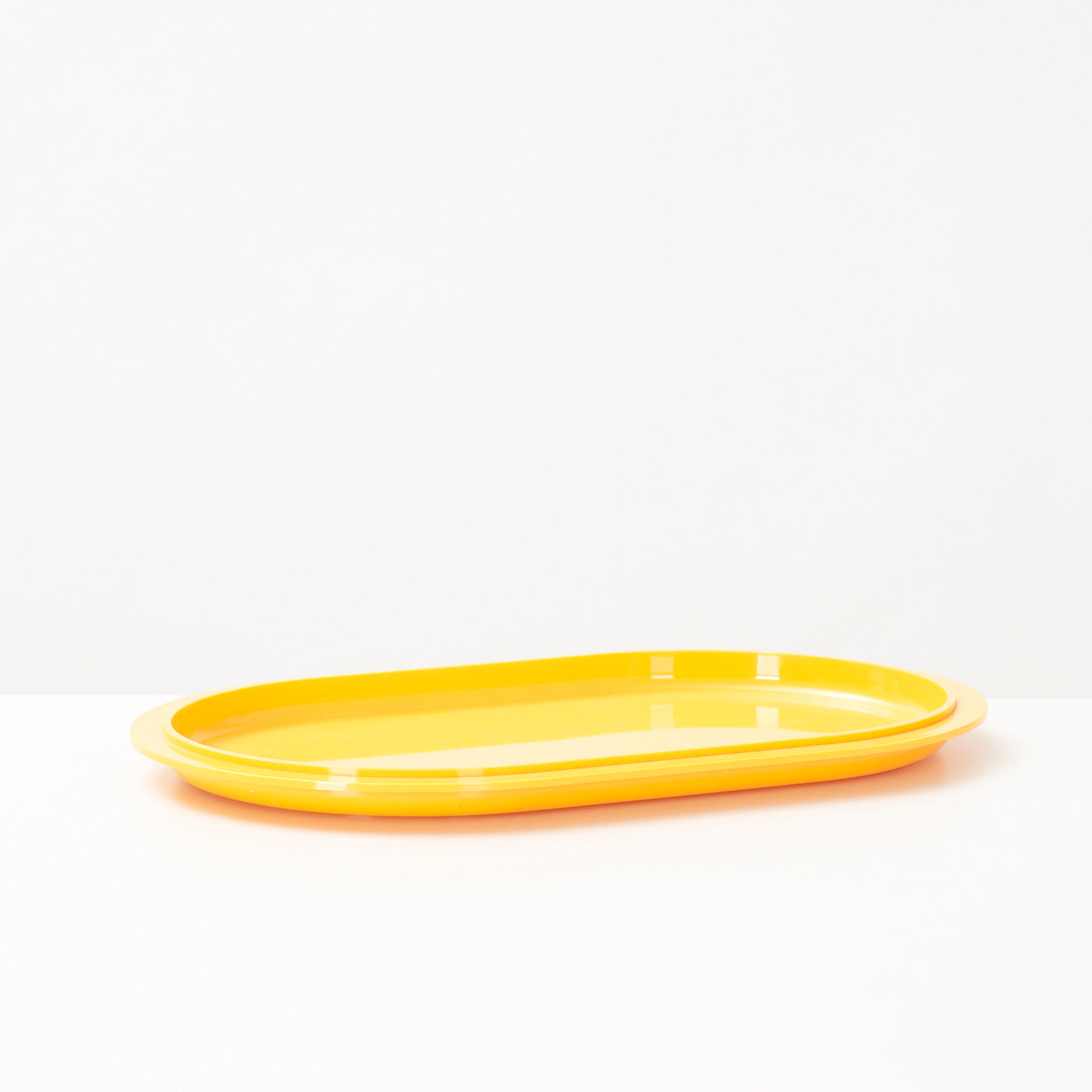 Yellow Plastic Serving Tray by André Morin