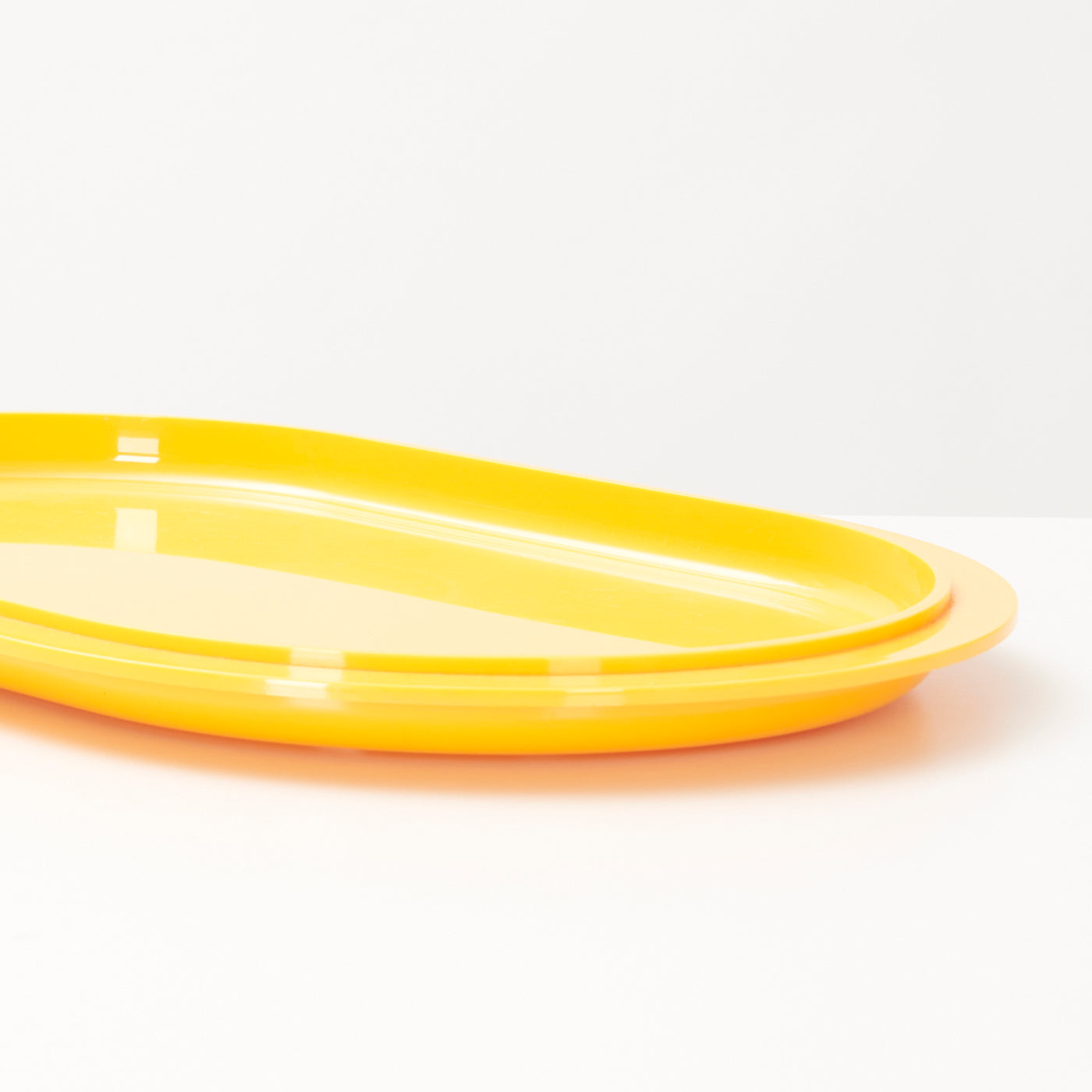 Yellow Plastic Serving Tray by André Morin