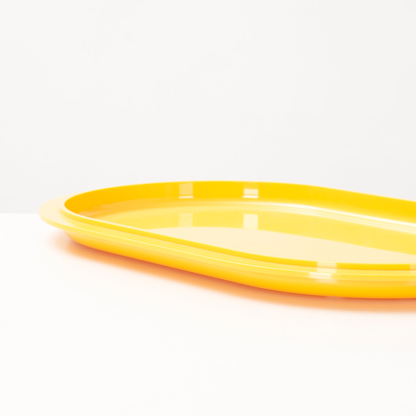 Yellow Plastic Serving Tray by André Morin