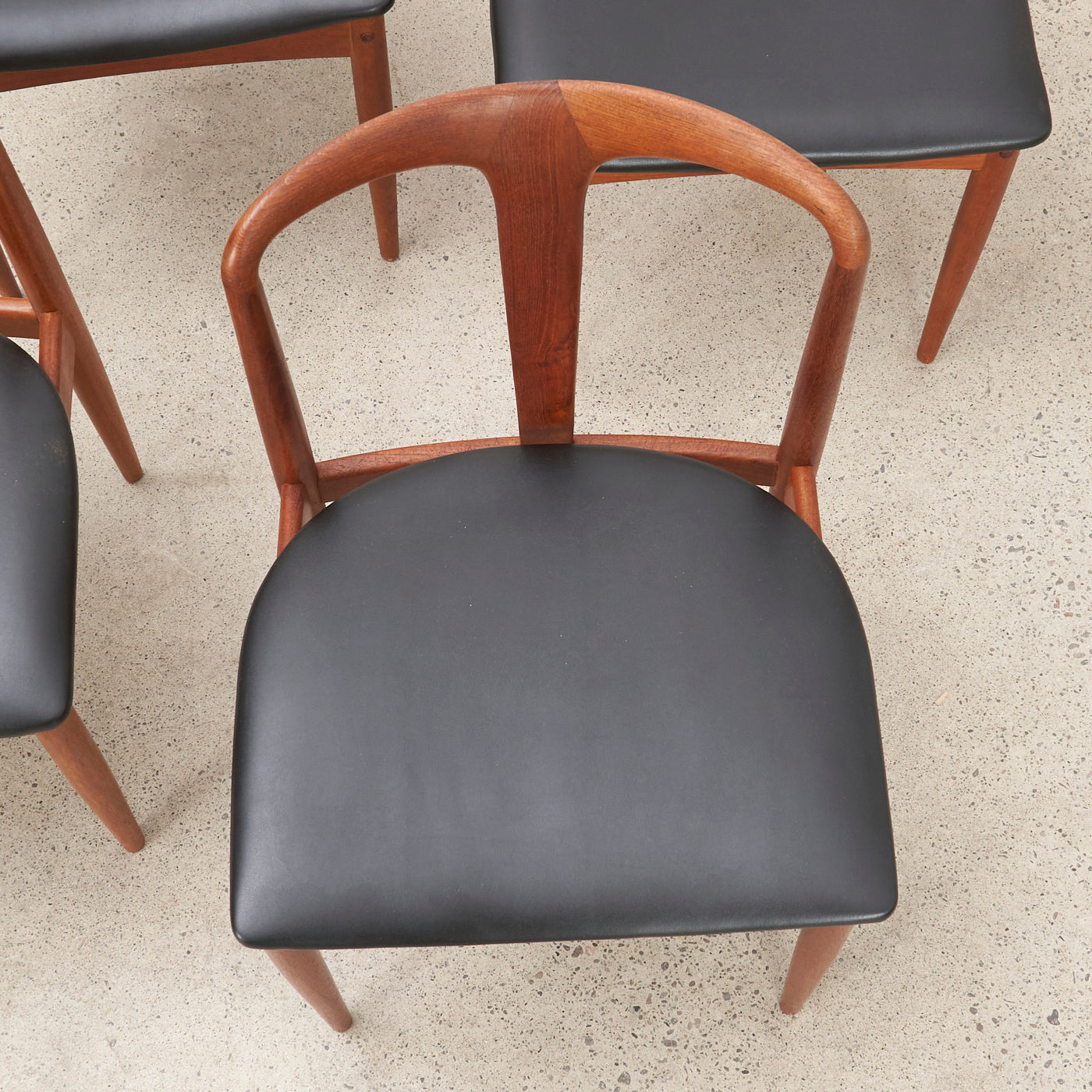 Set of 4 Teak 'Juliane' Chairs by Johannes Andersen, Denmark