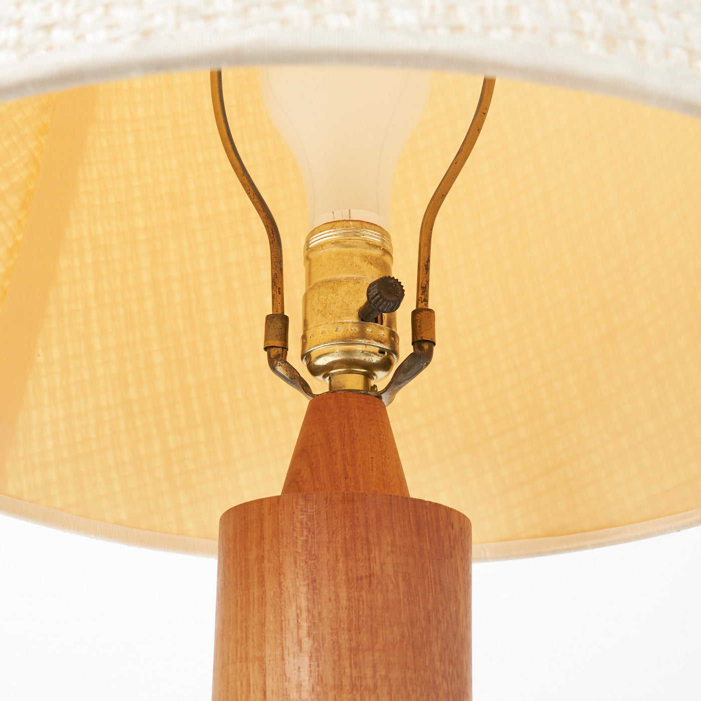 Teak Table Lamp