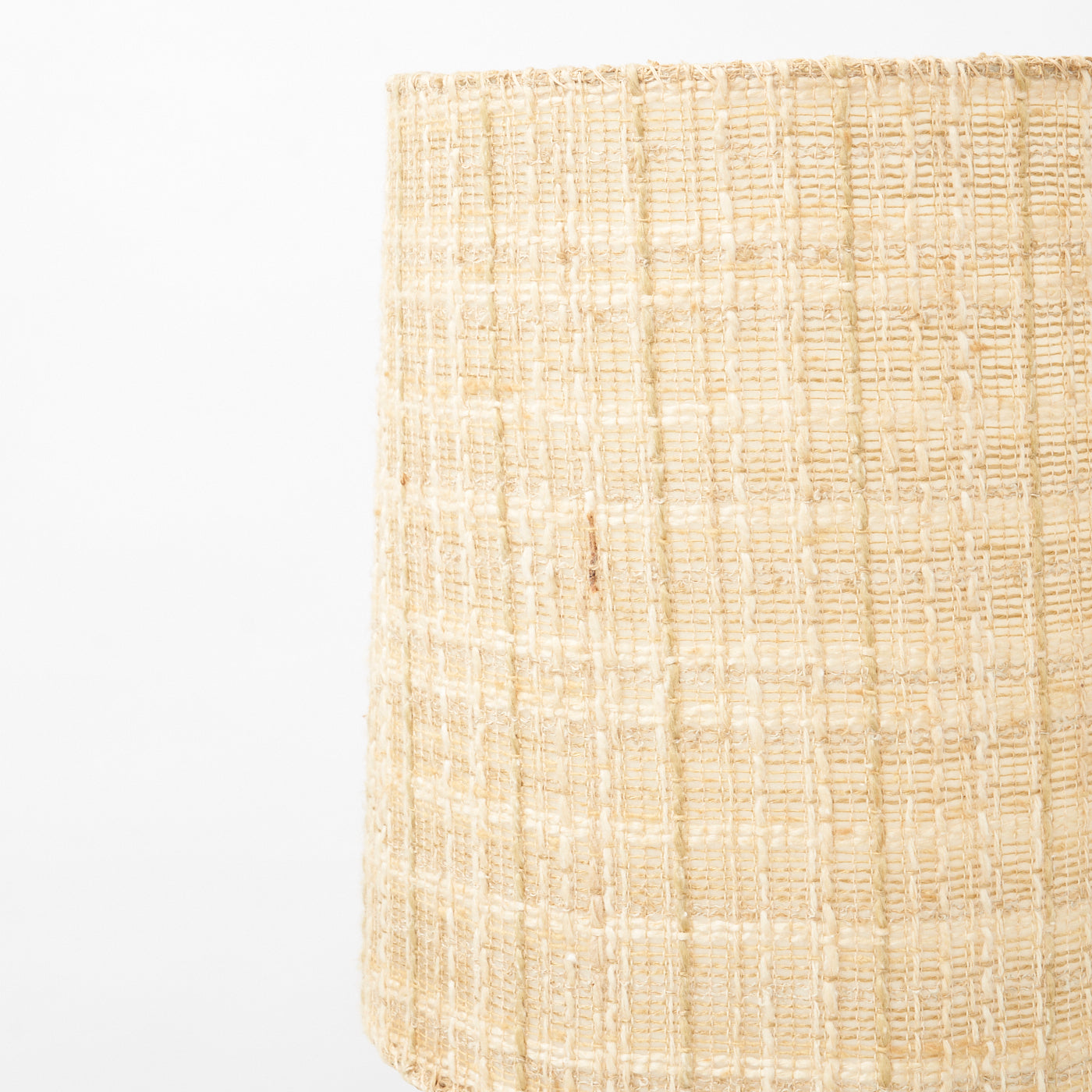 Teak Table Lamp w/ Ceramic Inlay