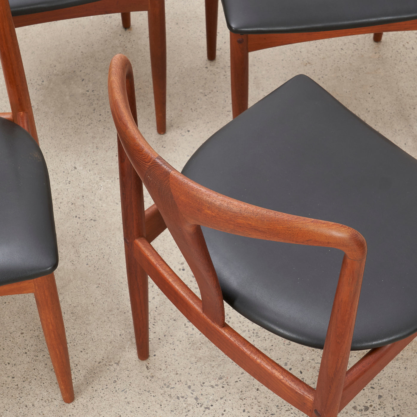 Set of 4 Teak 'Juliane' Chairs by Johannes Andersen, Denmark