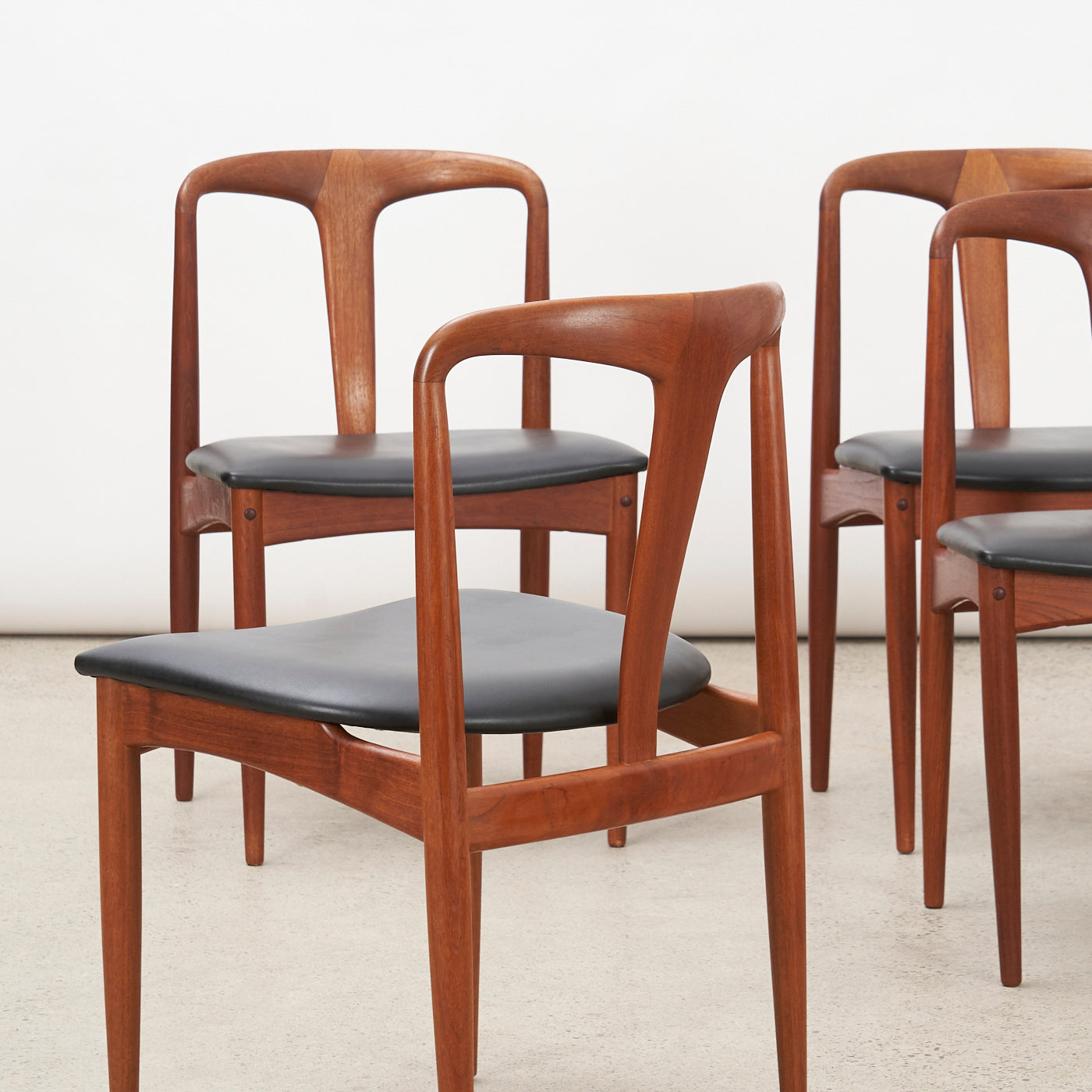 Set of 4 Teak 'Juliane' Chairs by Johannes Andersen, Denmark