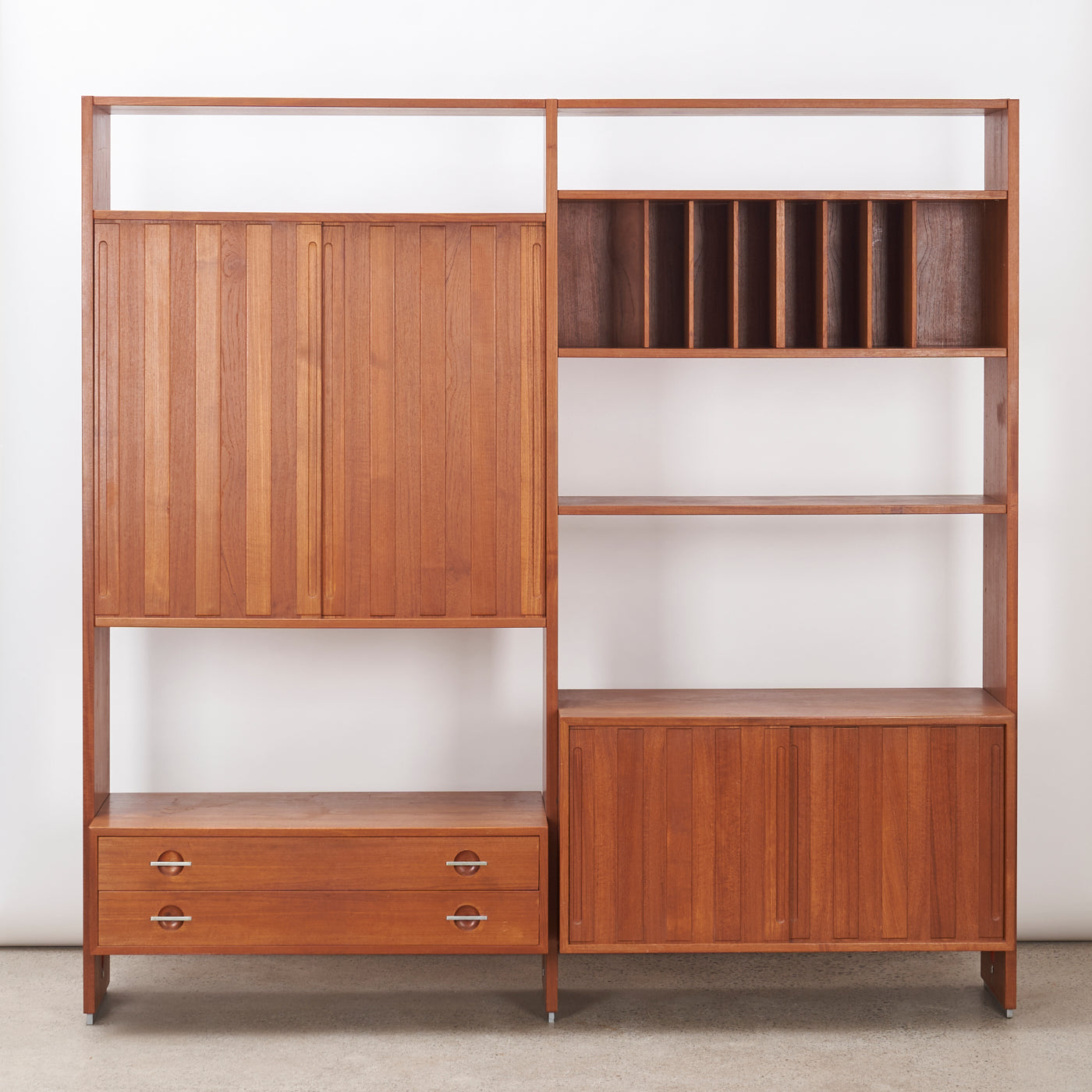 Teak 'RY 100' Bookcase System by Hans Wegner for Salesco, Denmark