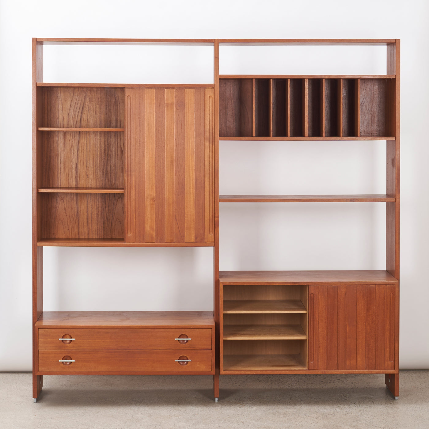 Teak 'RY 100' Bookcase System by Hans Wegner for Salesco, Denmark