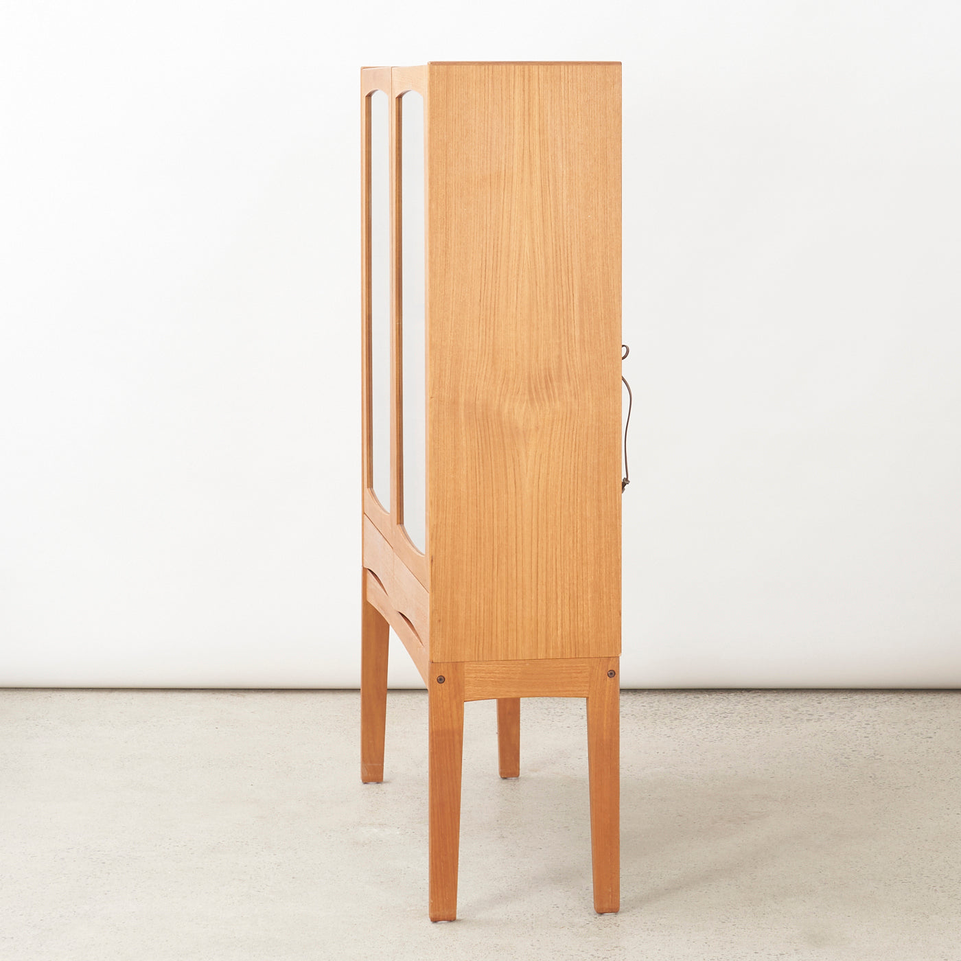 Teak Cabinet w/ Glass Doors