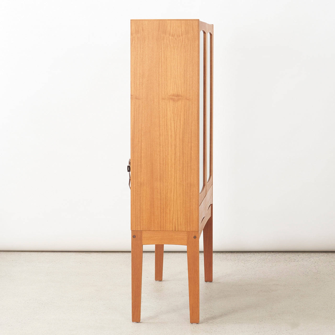 Teak Cabinet w/ Glass Doors