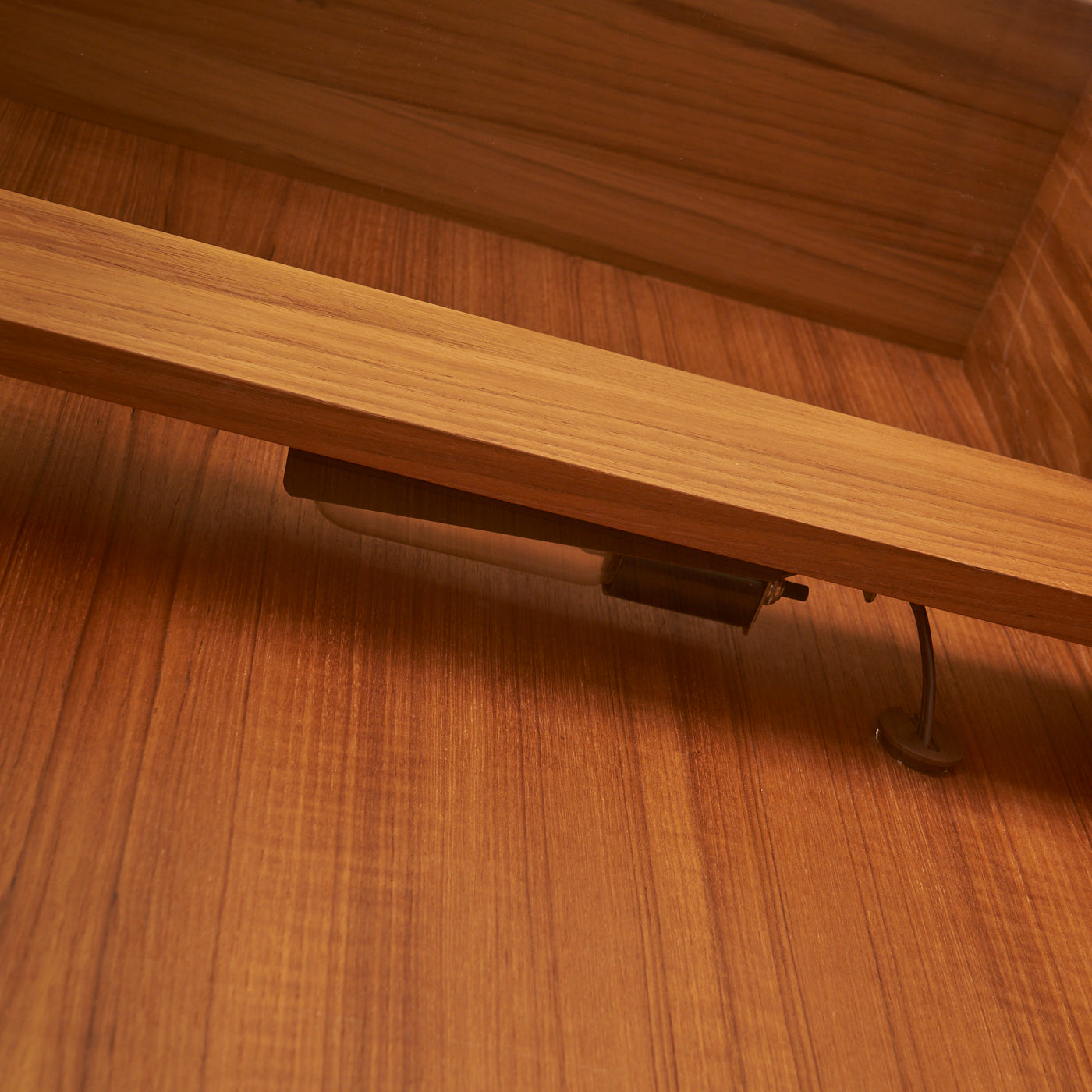 Teak Cabinet w/ Glass Doors