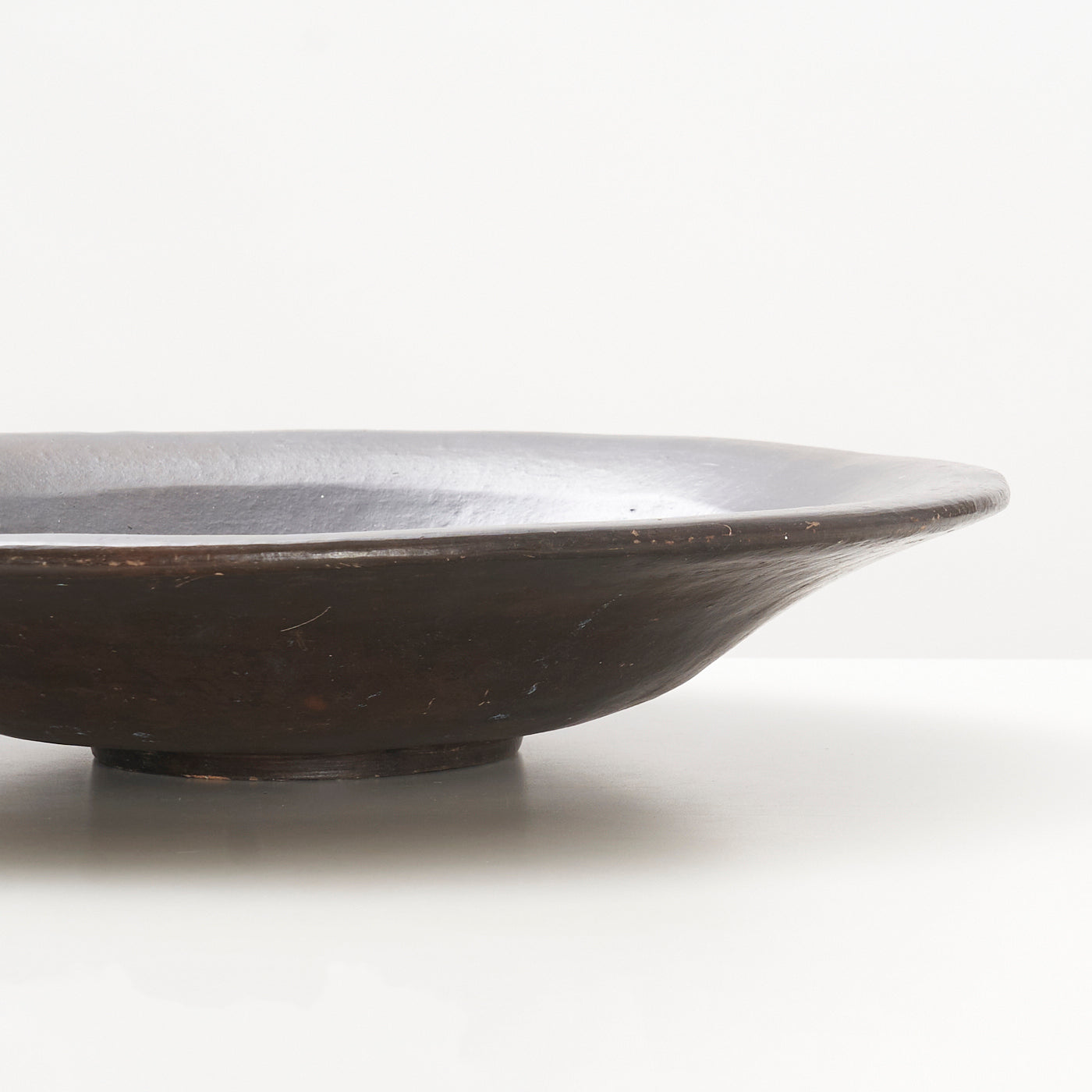 Large Glazed Terra Cotta Bowl
