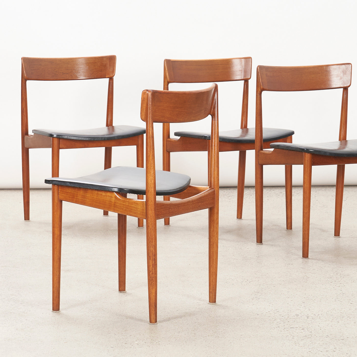 Set of 4 Teak 'Model 39' Dining Chairs by Henry Rosengren Hansen for Brande Møbelindustri, Denmark