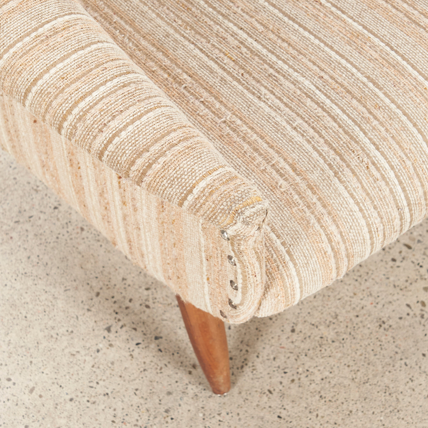 Upholstered High Back Lounge Chair