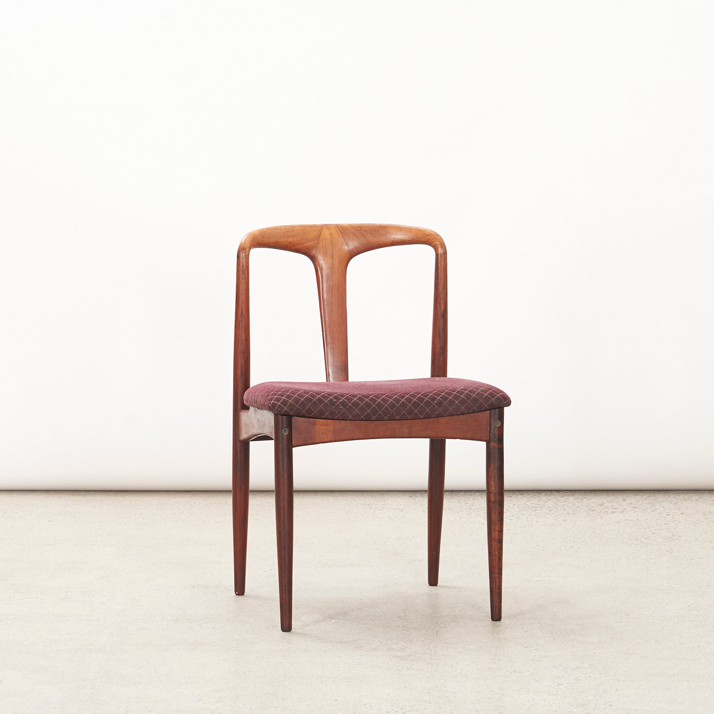 Single Rosewood 'Juliane' Chair by Johannes Andersen, Denmark