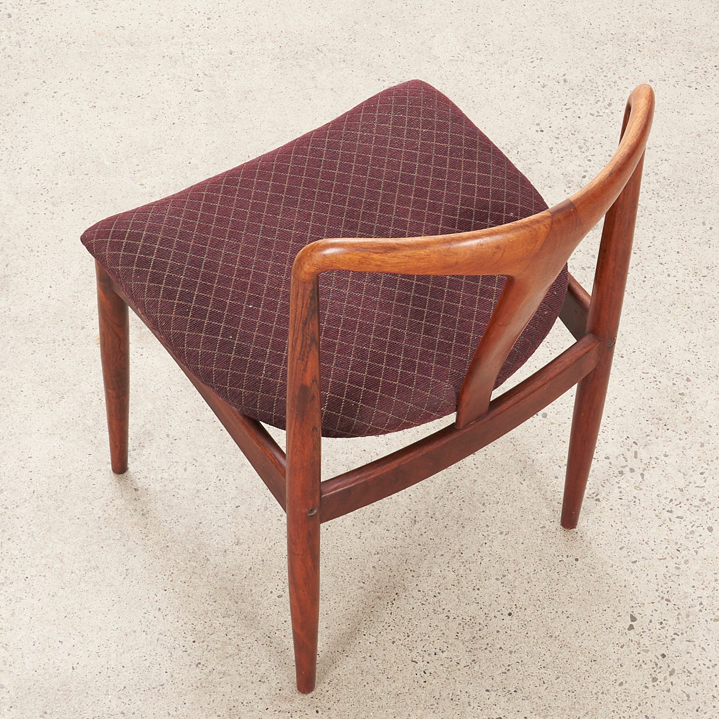 Single Rosewood 'Juliane' Chair by Johannes Andersen, Denmark