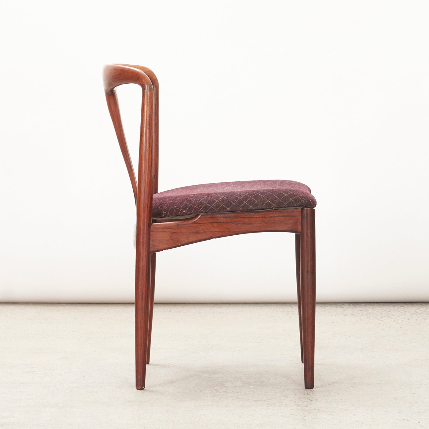 Single Rosewood 'Juliane' Chair by Johannes Andersen, Denmark