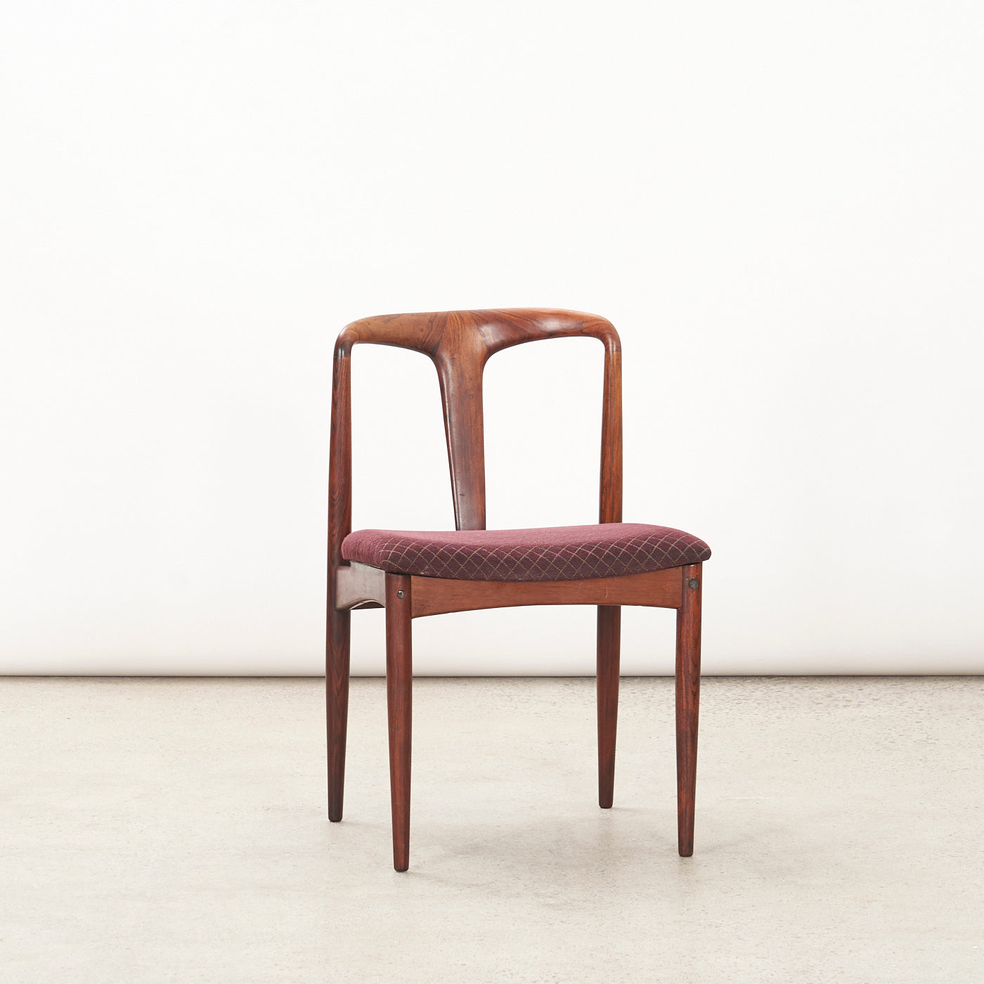 Single Rosewood 'Juliane' Chair by Johannes Andersen, Denmark