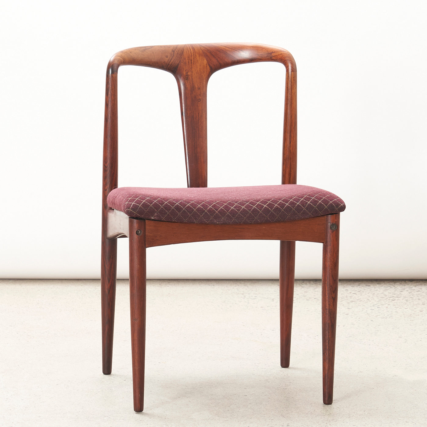 Single Rosewood 'Juliane' Chair by Johannes Andersen, Denmark