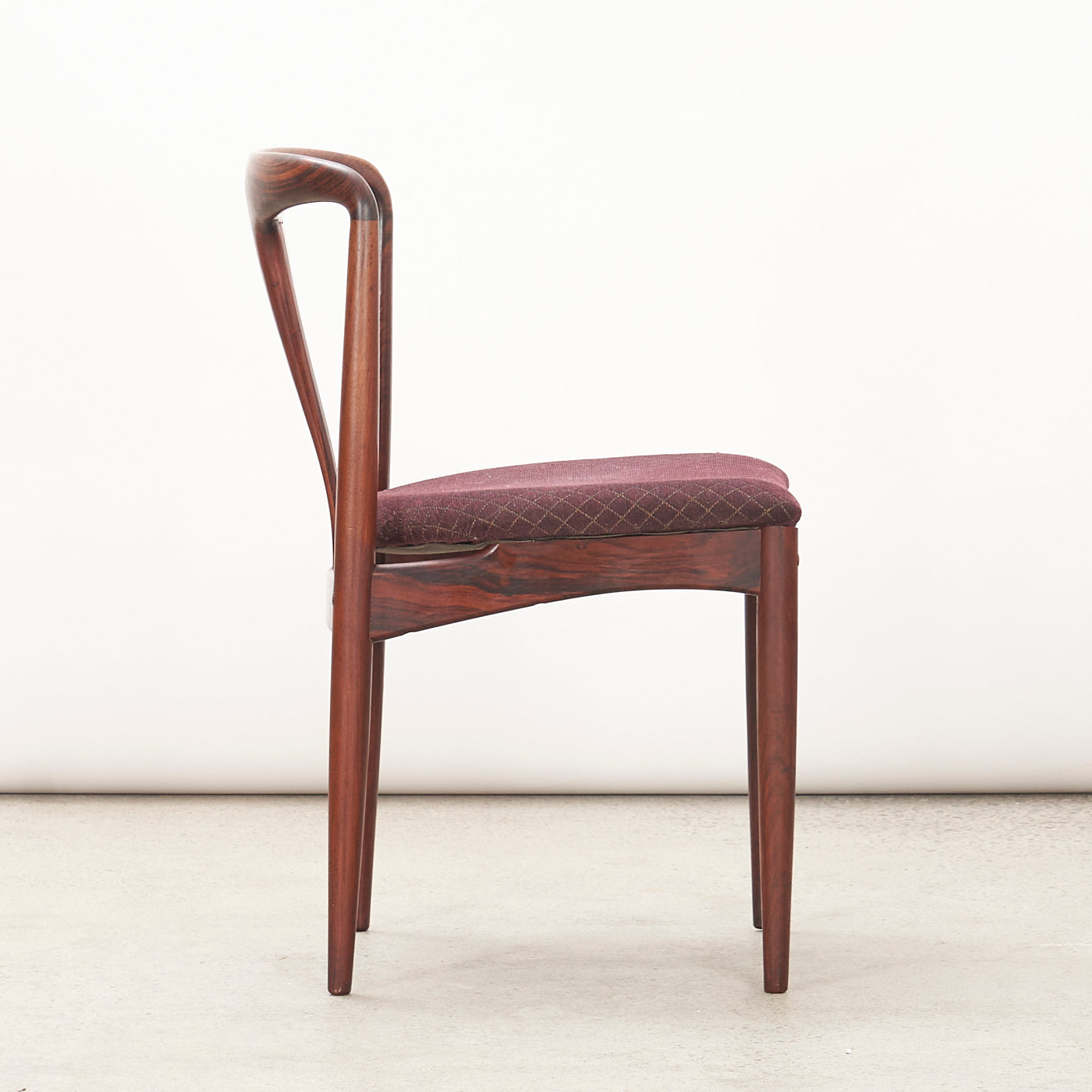 Single Rosewood 'Juliane' Chair by Johannes Andersen, Denmark