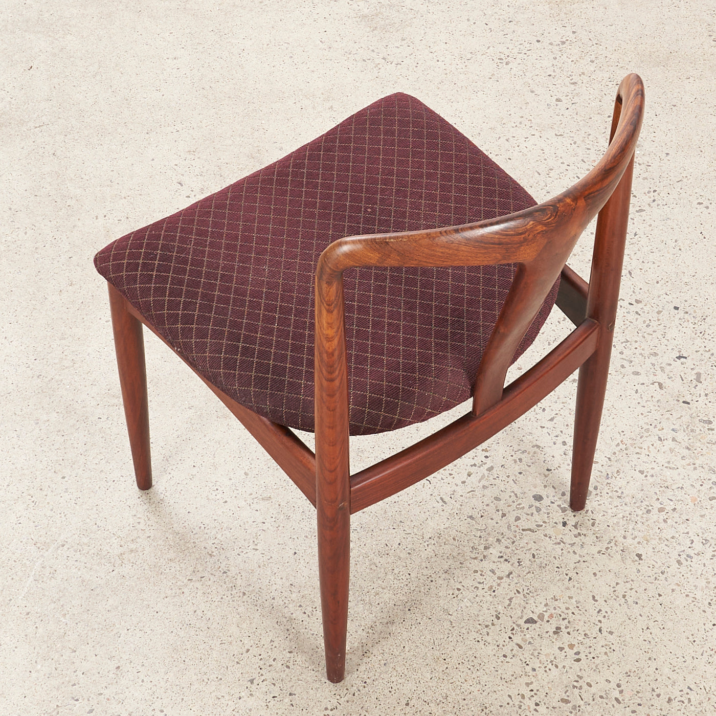 Single Rosewood 'Juliane' Chair by Johannes Andersen, Denmark