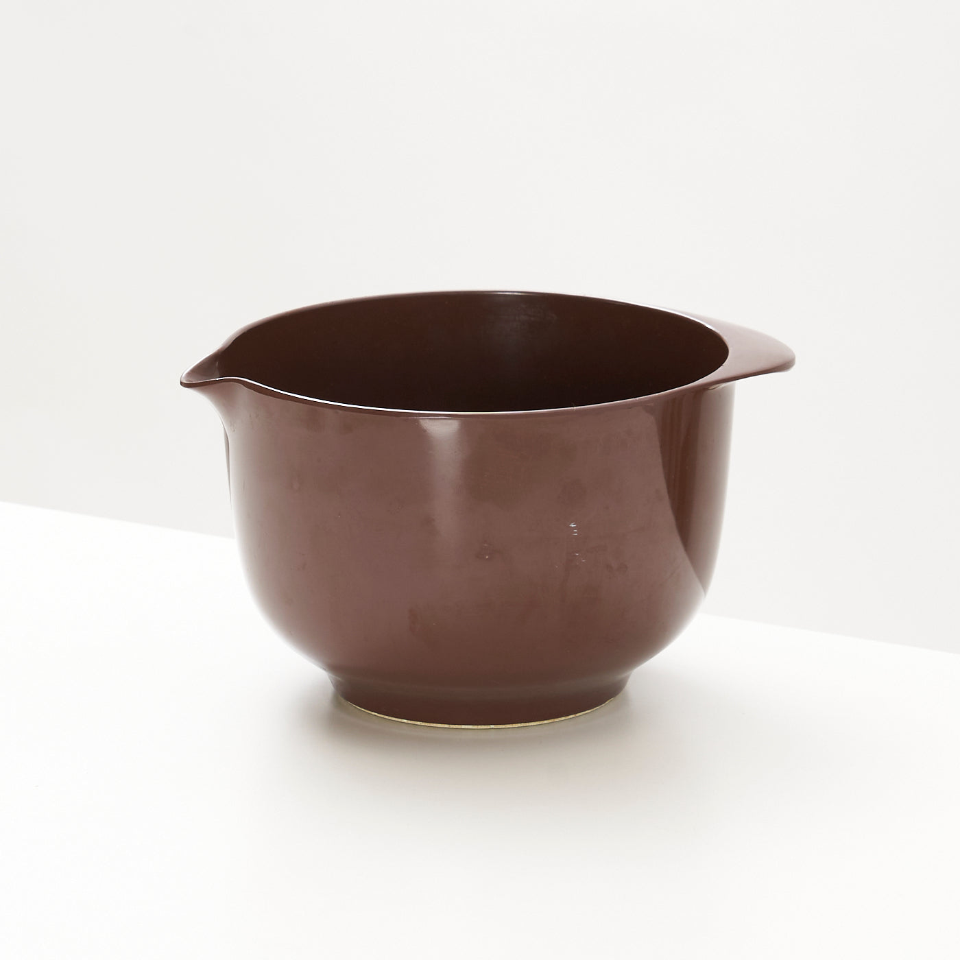 Brown Plastic Mixing Bowl by Rosti, Denmark