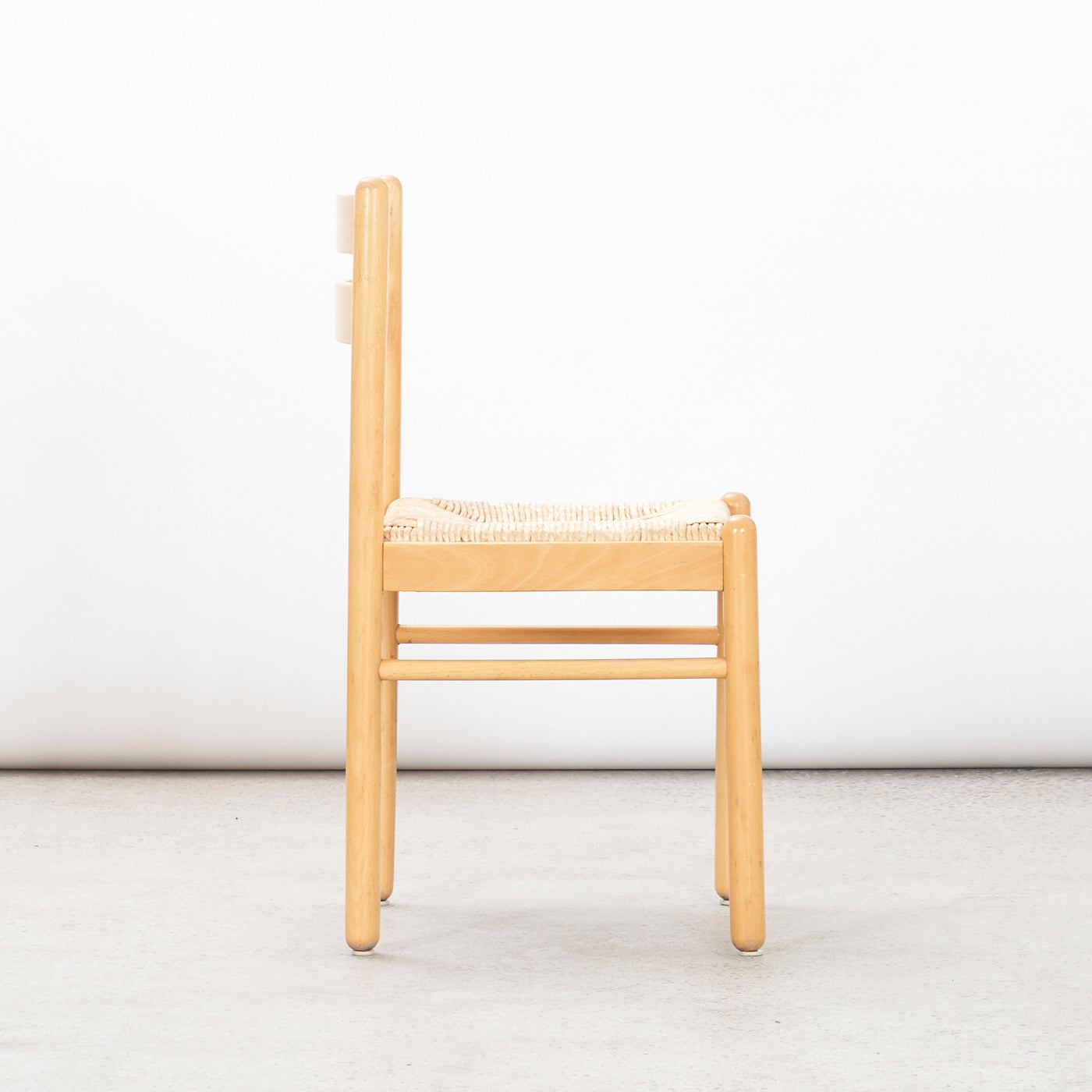 Set of 6 Birch Rush Chairs, Italy