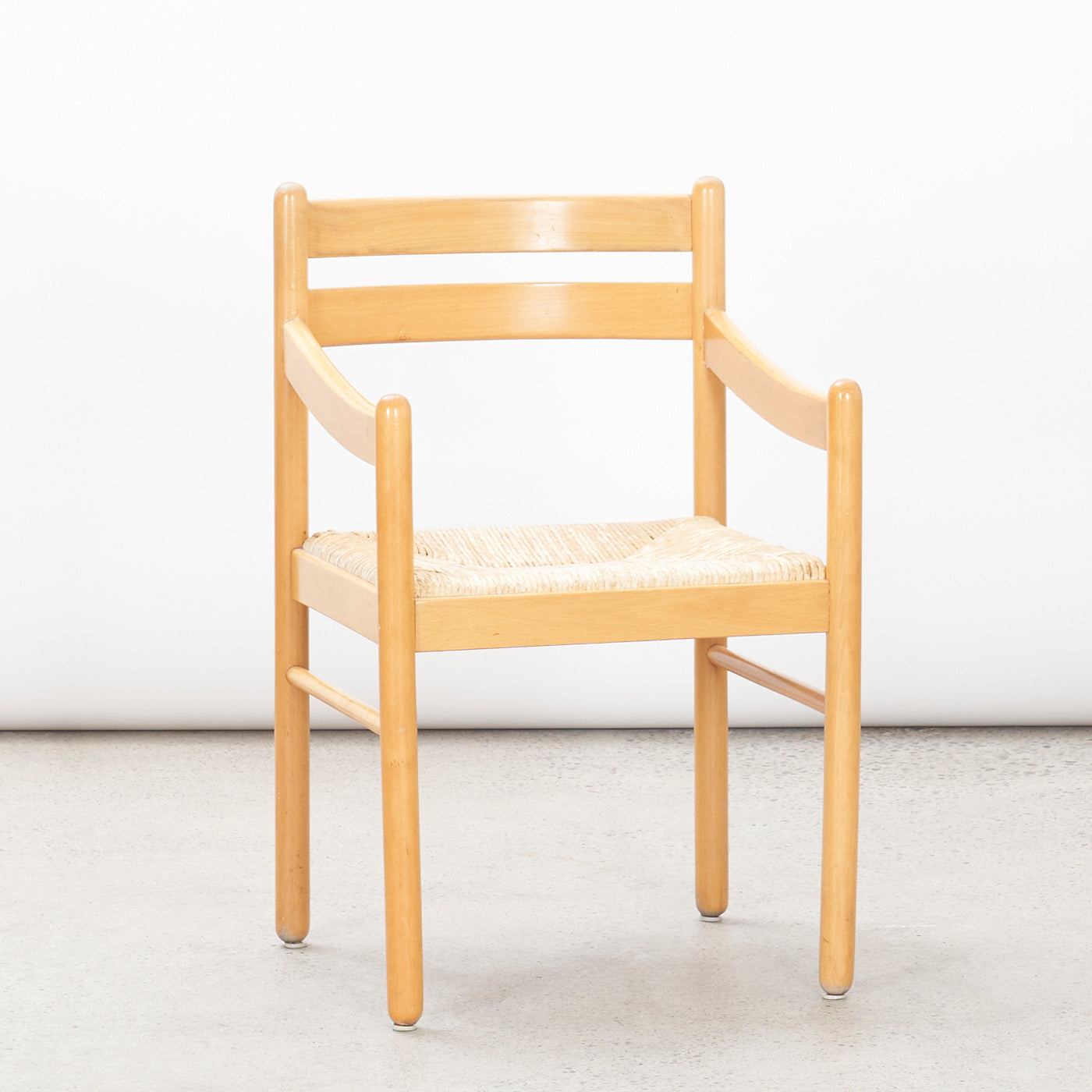 Set of 6 Birch Rush Chairs, Italy