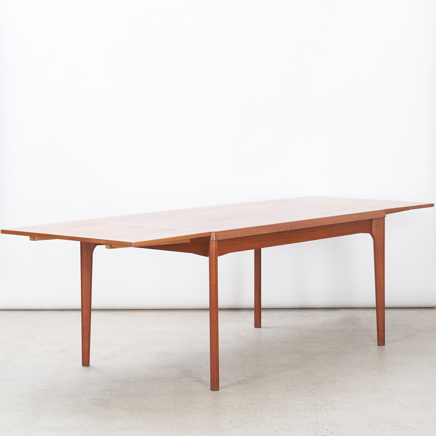 Teak Draw-Leaf Dining Table by Vejle Mobelfabrik, Denmark