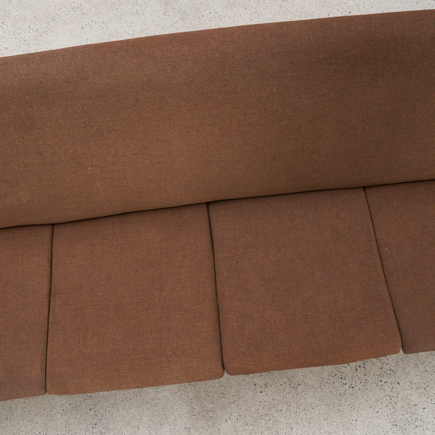 Upholstered Teak 4 Seater Sofa