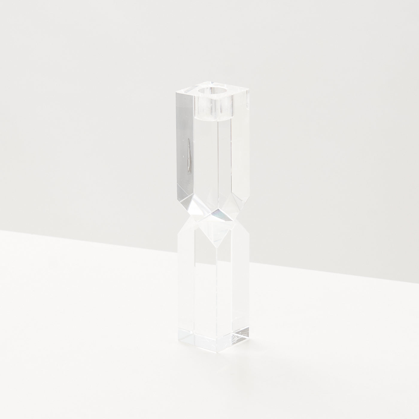 Crystal Candlestick by Oleg Cassini