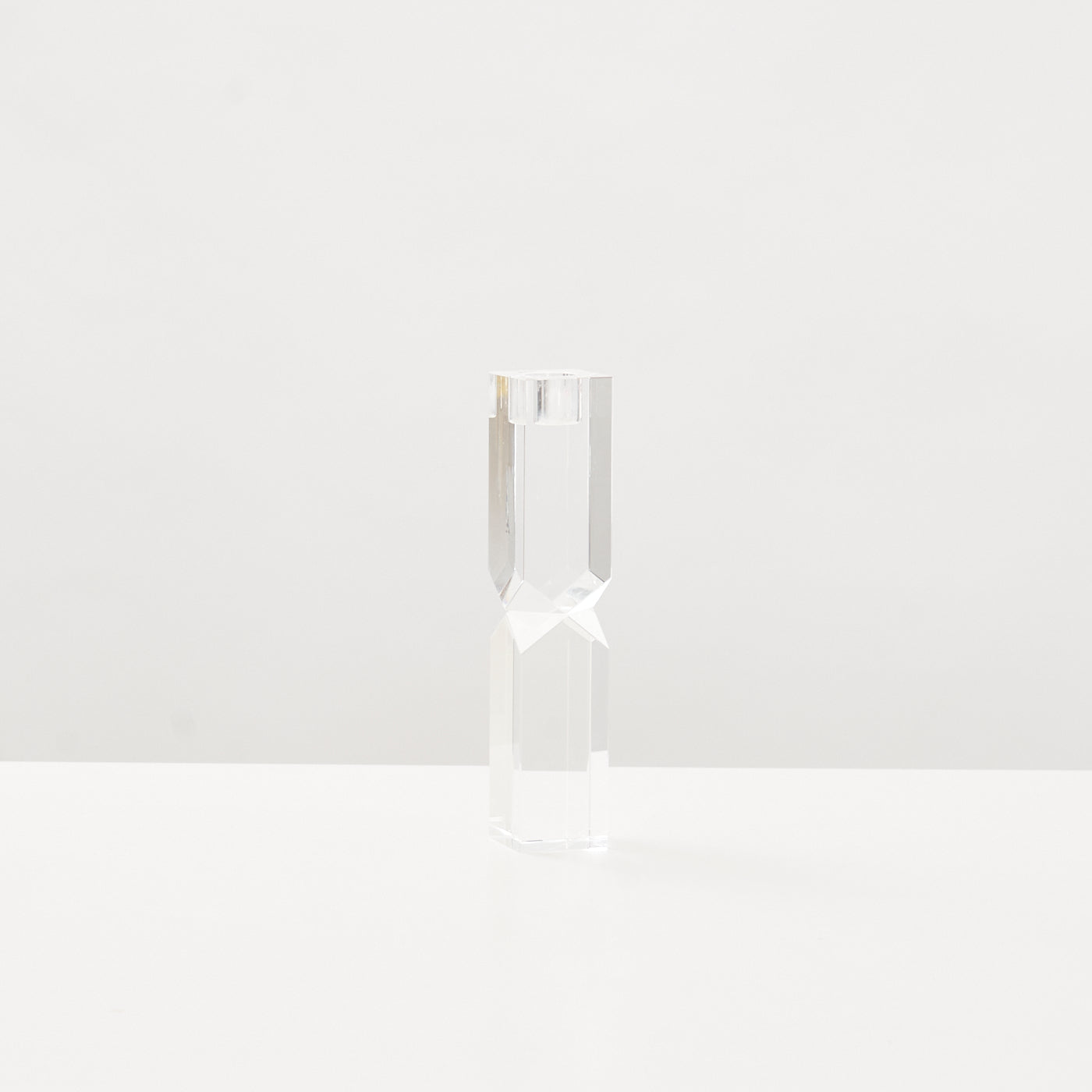 Crystal Candlestick by Oleg Cassini