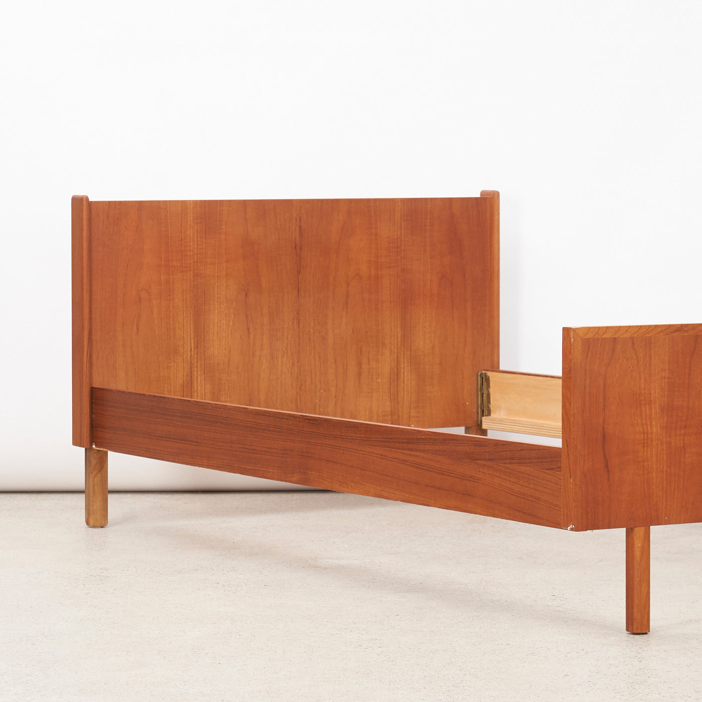 Teak Twin Bed
