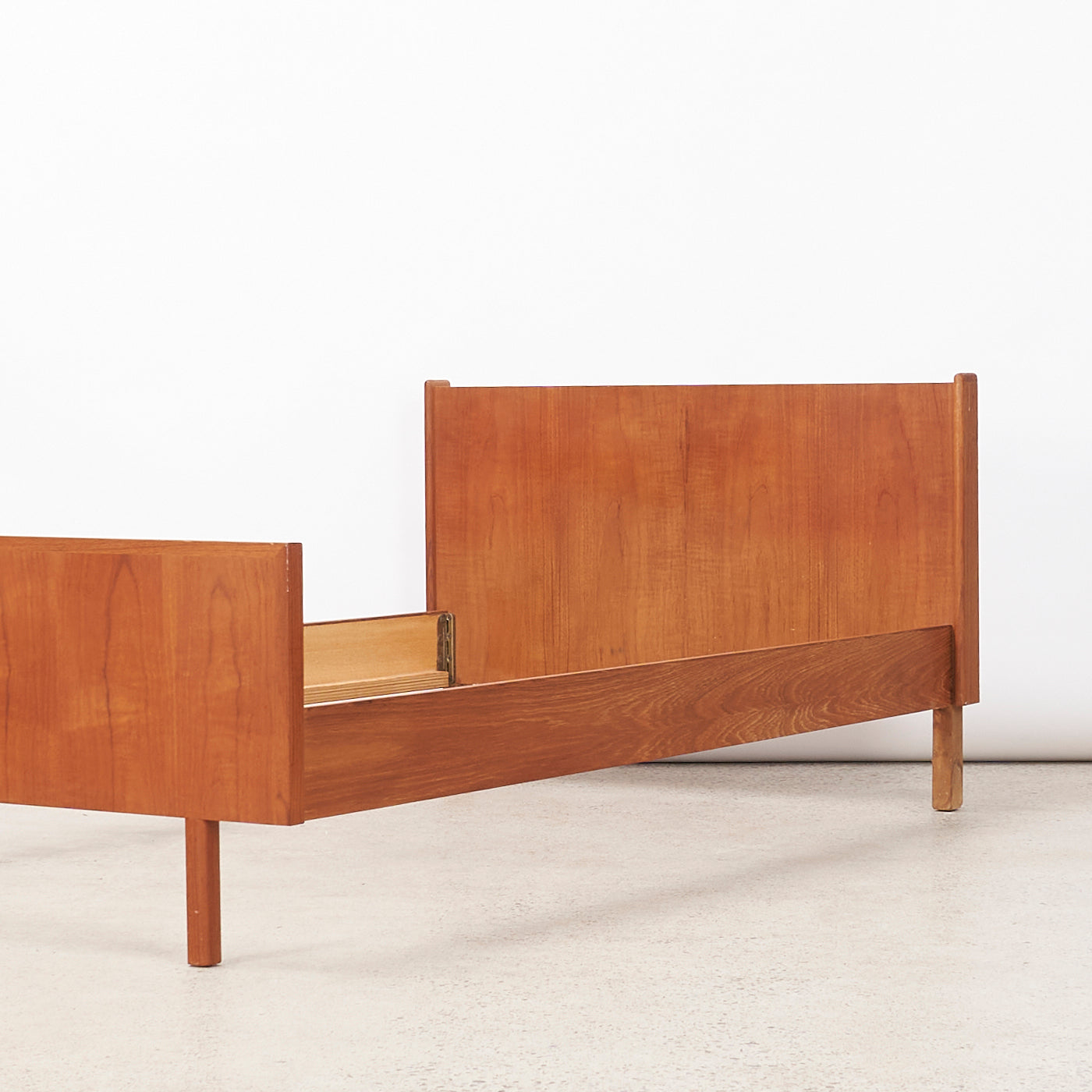 Teak Twin Bed