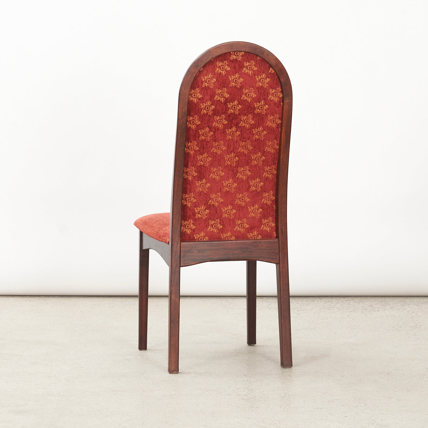 Single Rosewood High Back Dining Chair by Svegards, Sweden