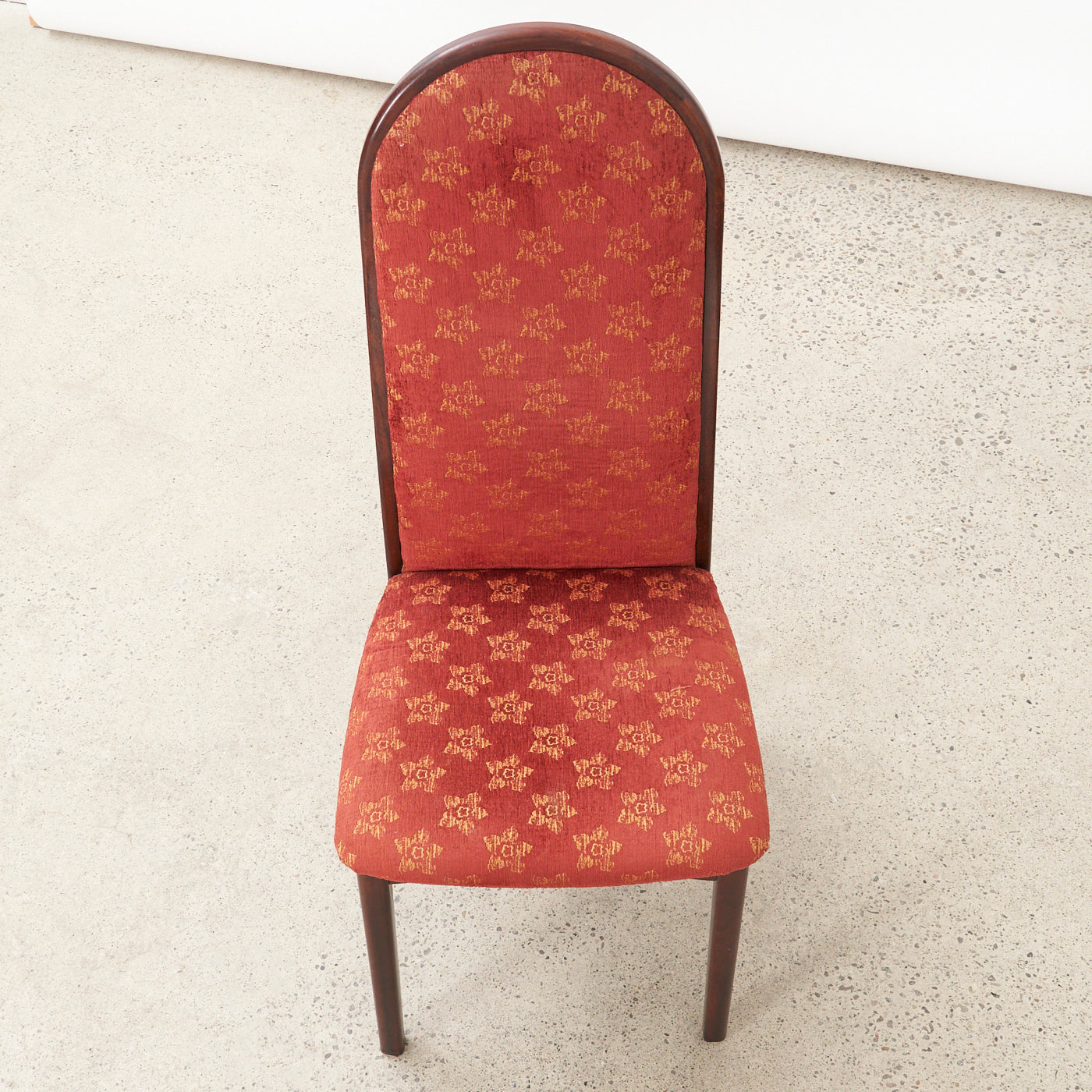 Single Rosewood High Back Dining Chair by Svegards, Sweden