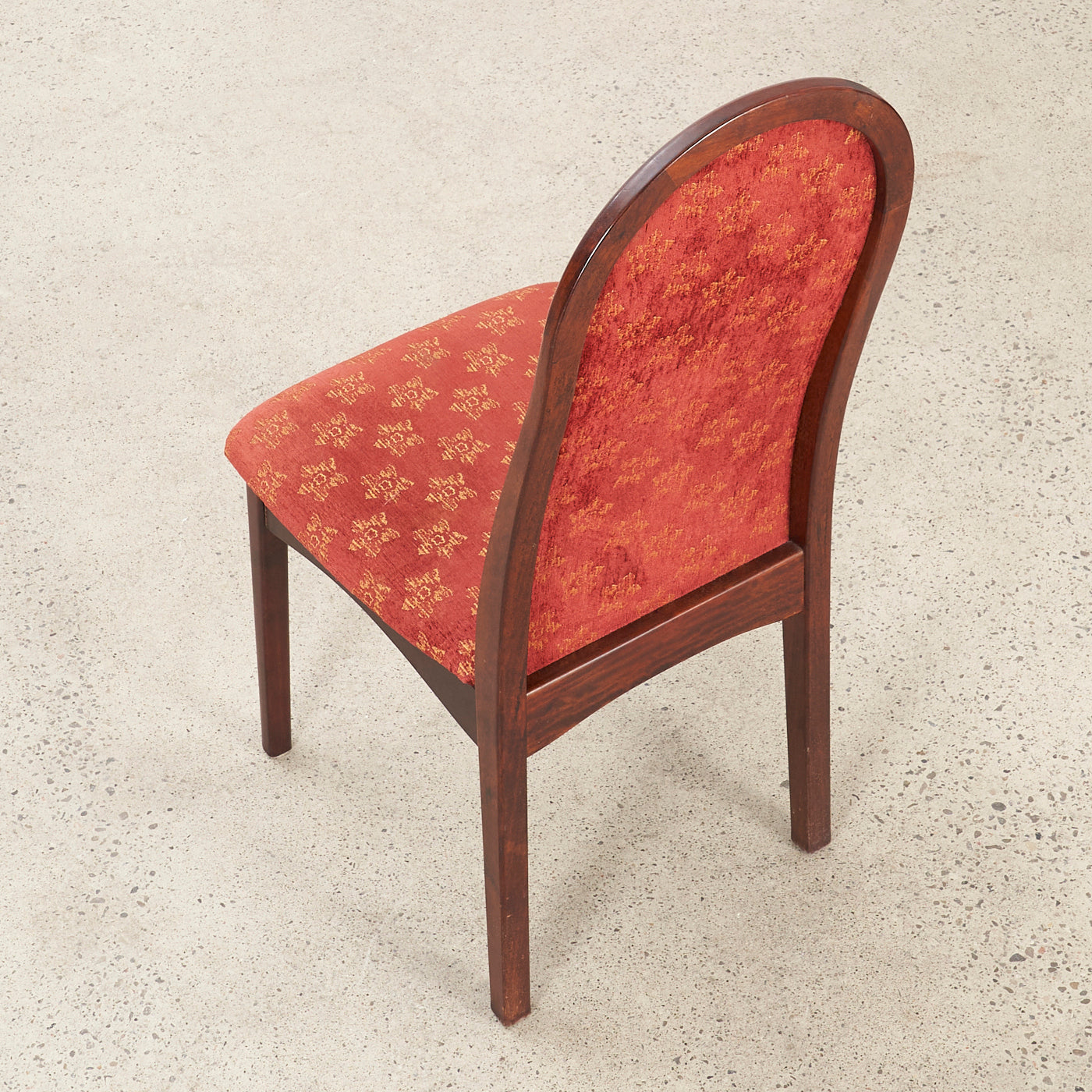 Single Rosewood High Back Dining Chair by Svegards, Sweden