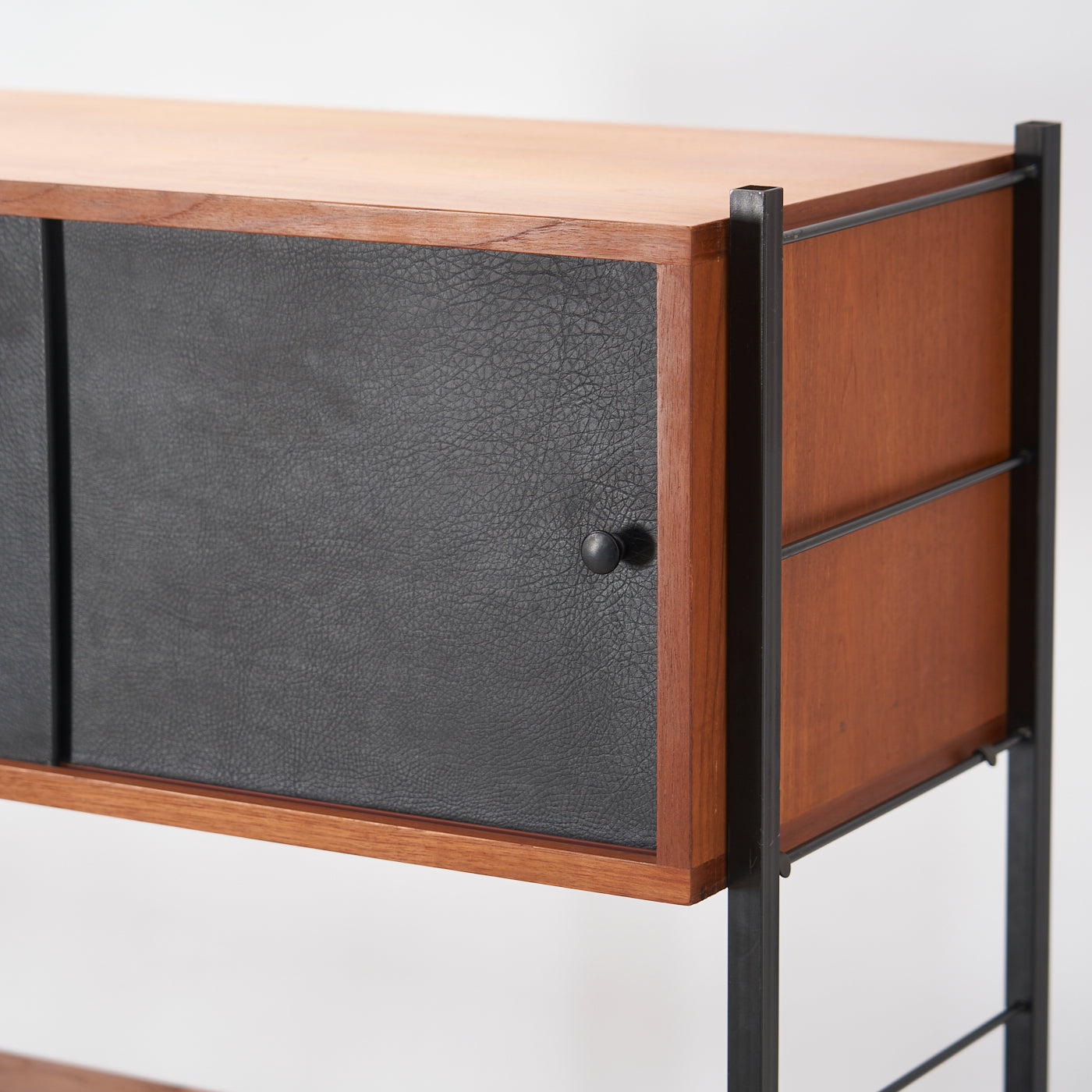 Modular Freestanding Teak Wall Unit w/ Drawers