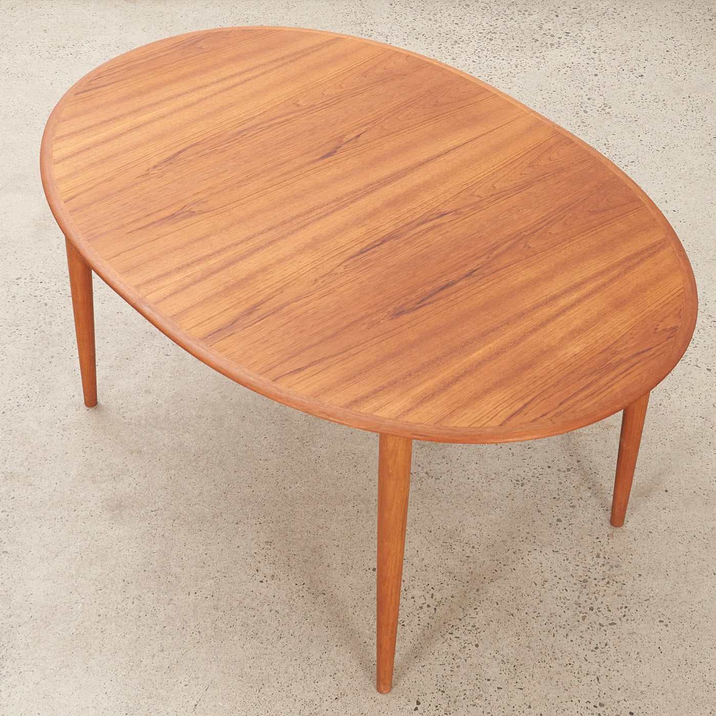 Oval Teak Dining Table by Skovmand & Andersen, Denmark