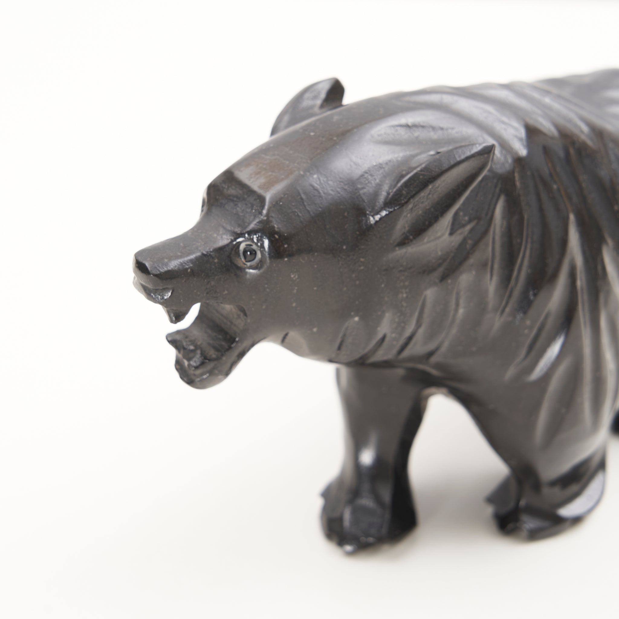 Black Onyx Bear Sculpture