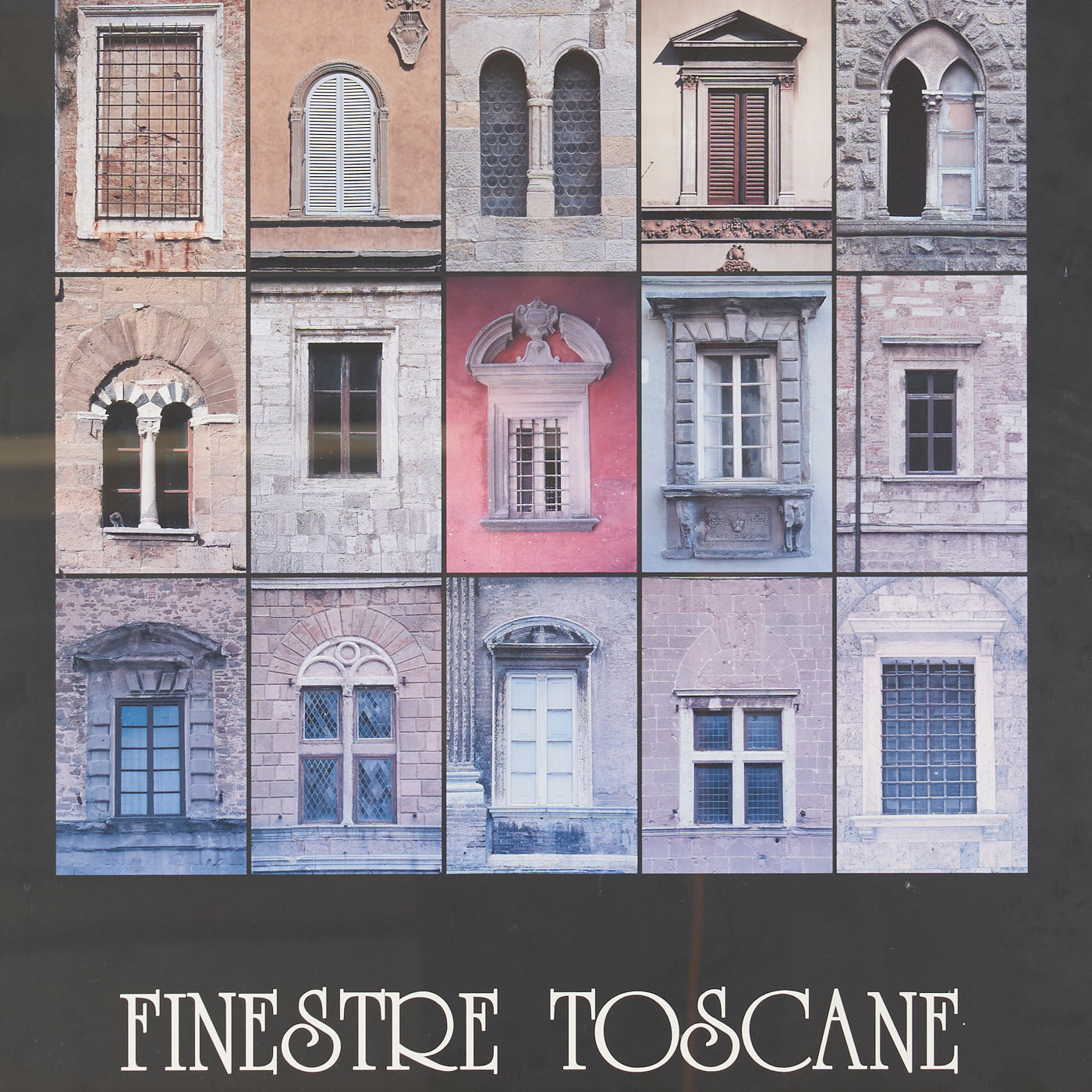 Vintage Poster 'Finestre Toscane'