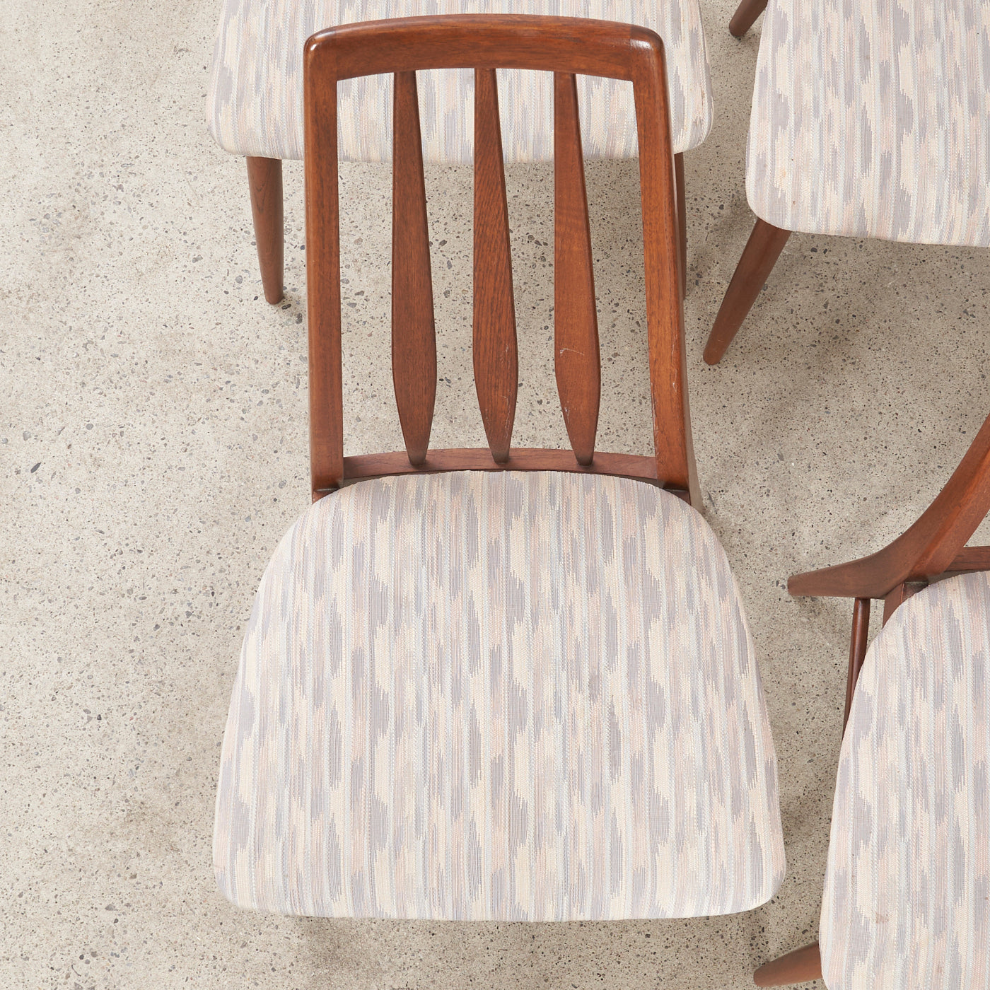 Set of 6 Teak 'Eva' Dining Chairs by Niels Koefoed, Denmark