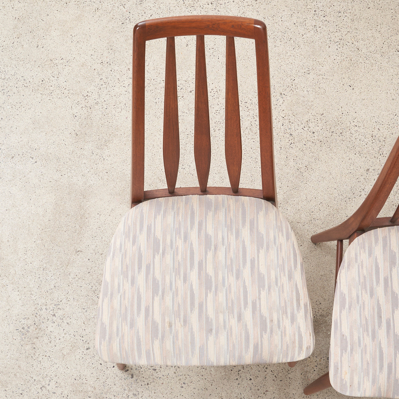 Set of 6 Teak 'Eva' Dining Chairs by Niels Koefoed, Denmark