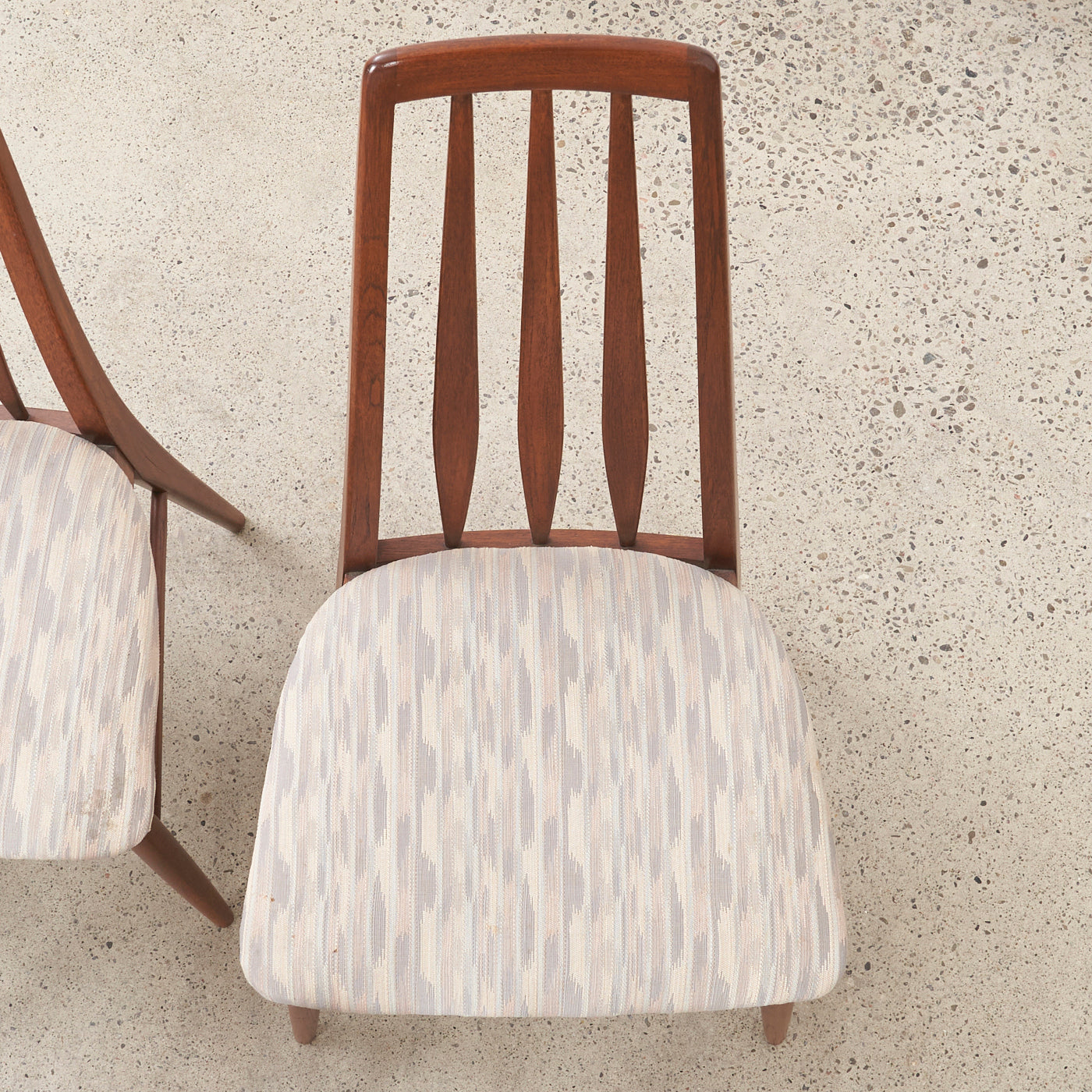 Set of 6 Teak 'Eva' Dining Chairs by Niels Koefoed, Denmark